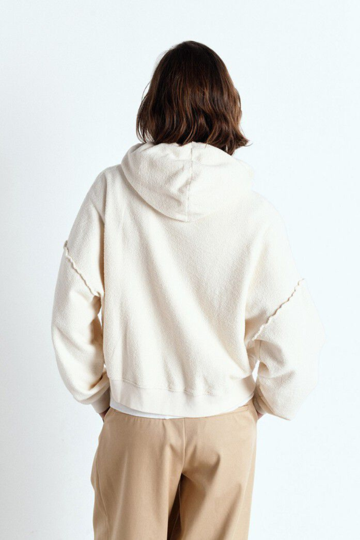 Sweatjacke „ Bobypark“ für Erwachsene | Ecru