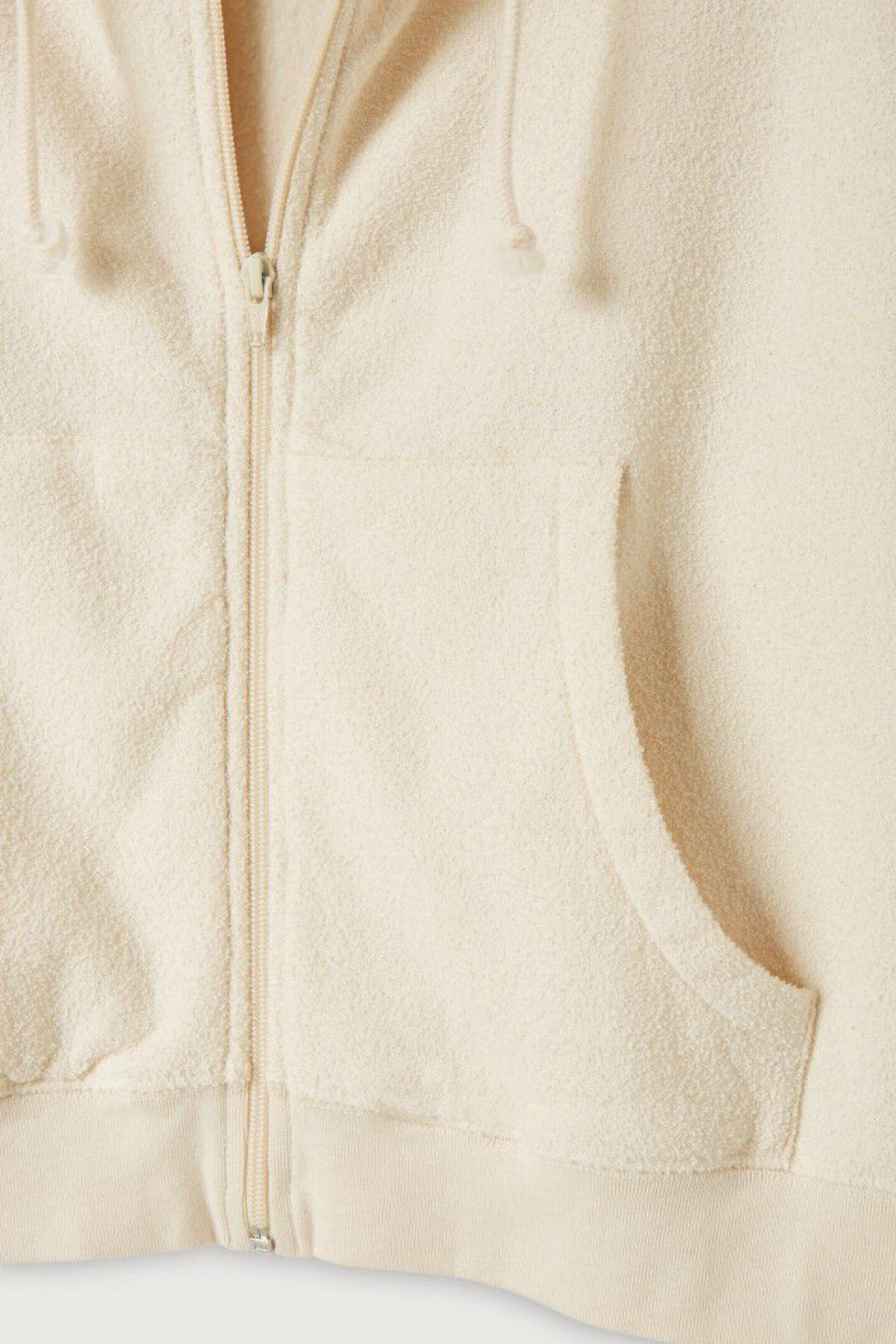 Sweatjacke „ Bobypark“ für Erwachsene | Ecru