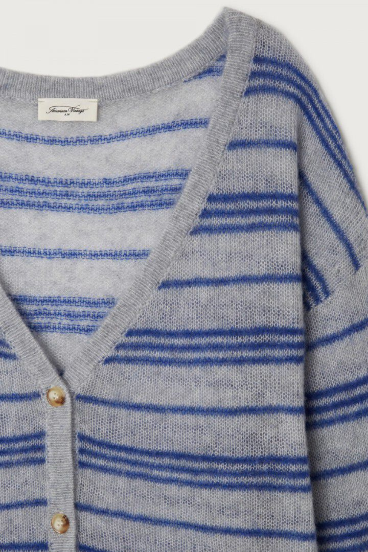 Cardigan „Bodyrow“ für Damen | GRIS RAYE VAGUE CHINE