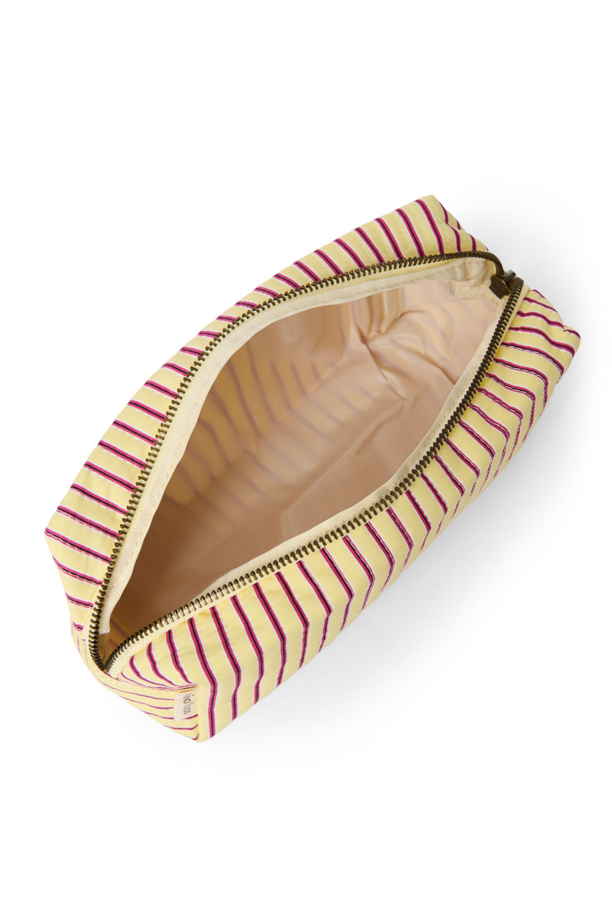 Kulturtasche | Butter Yellow Poplin Striped
