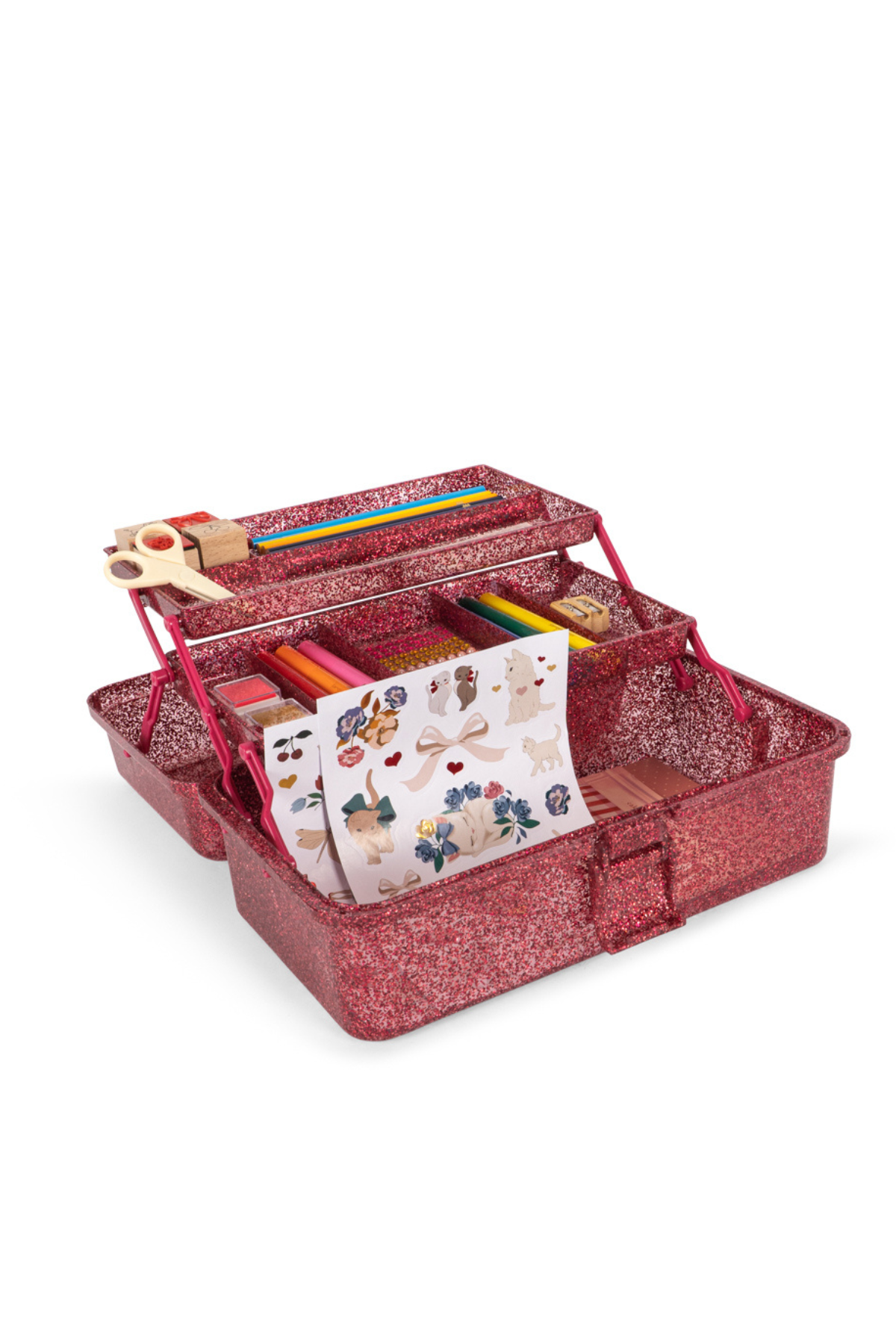 Creative Art Box - Aufbewahrungsbox "Glitterrose"