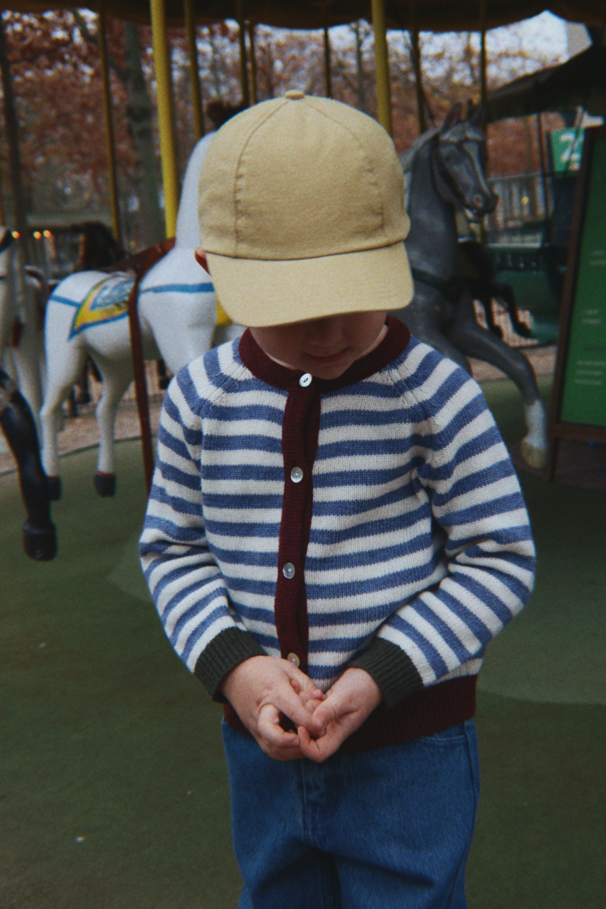 Cardigan "Belou" aus Wolle-Mix | AUTUMN STRIPE