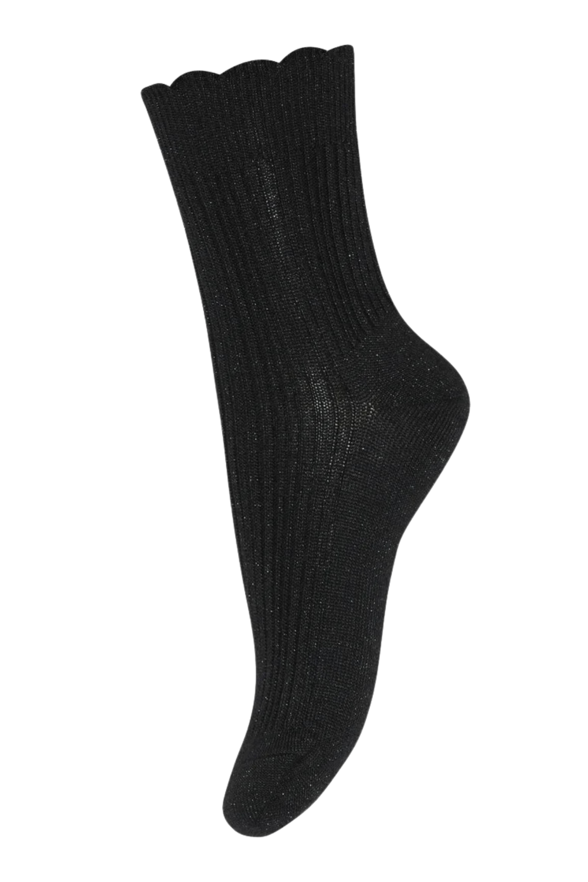 Glitzersocken "Celosia" | Black