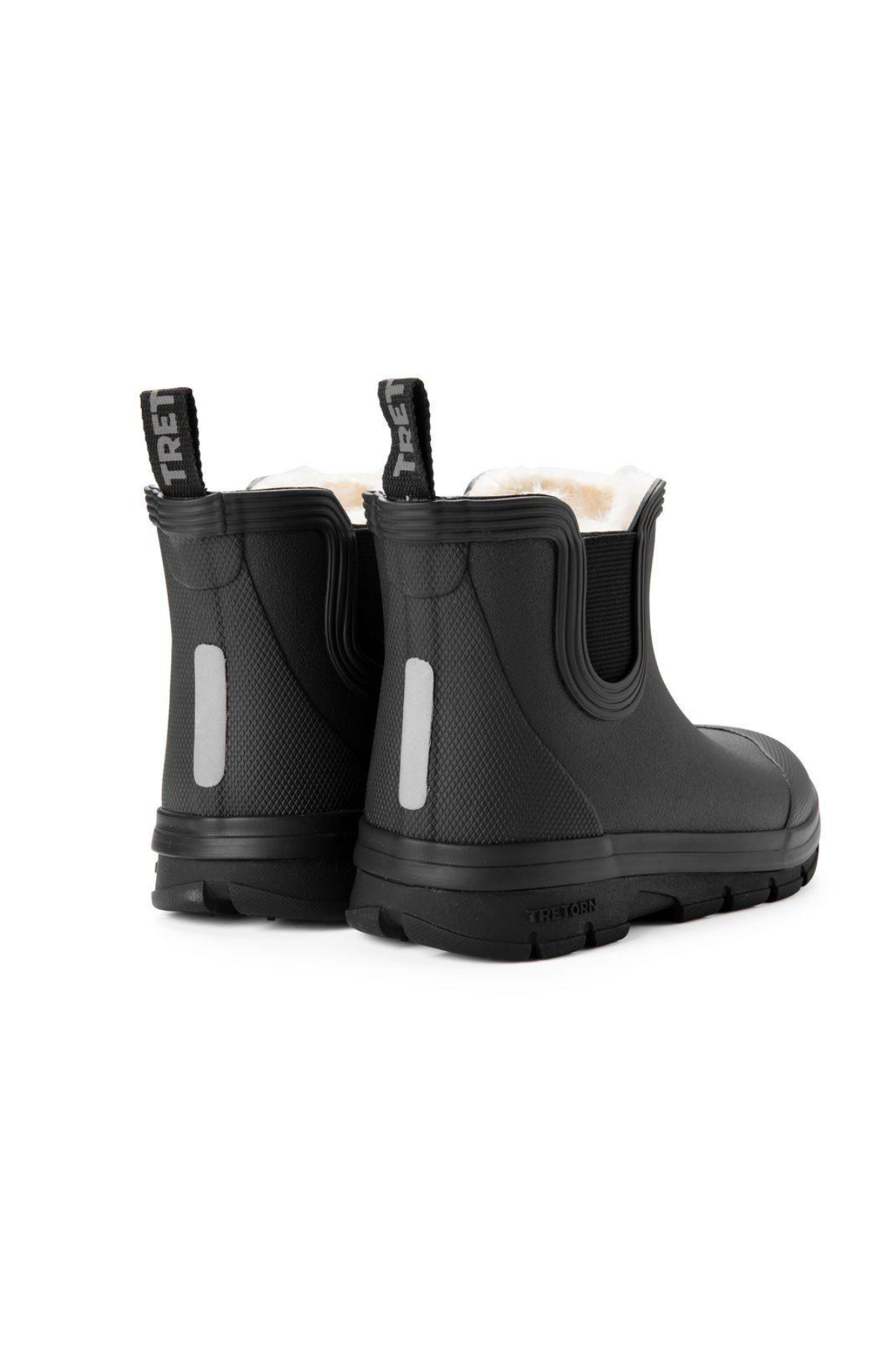 "Aktiv Chelsea" wasserdichter, gefütterter Gummistiefel | Black