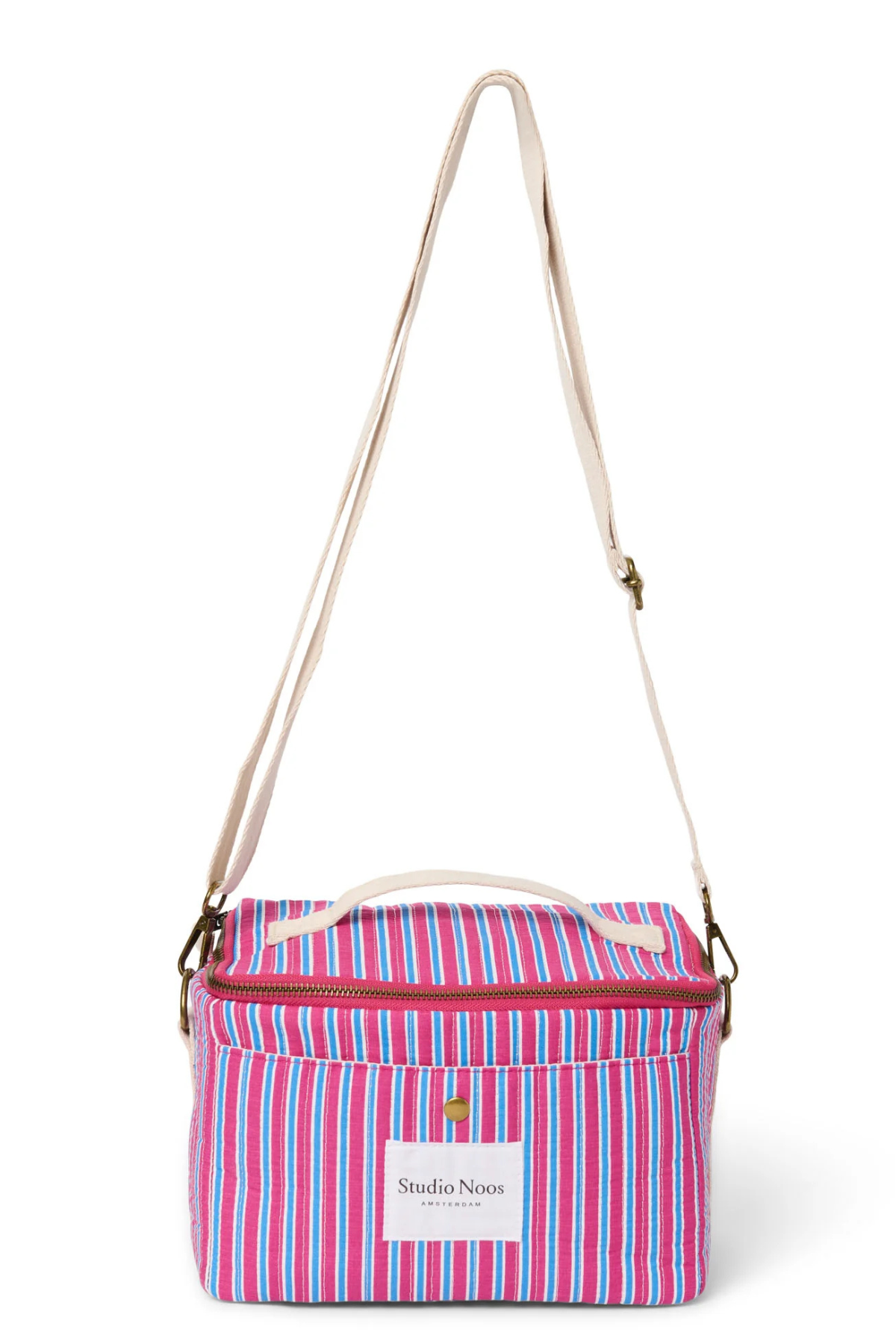 Kühltasche | Rosa Poplin Striped