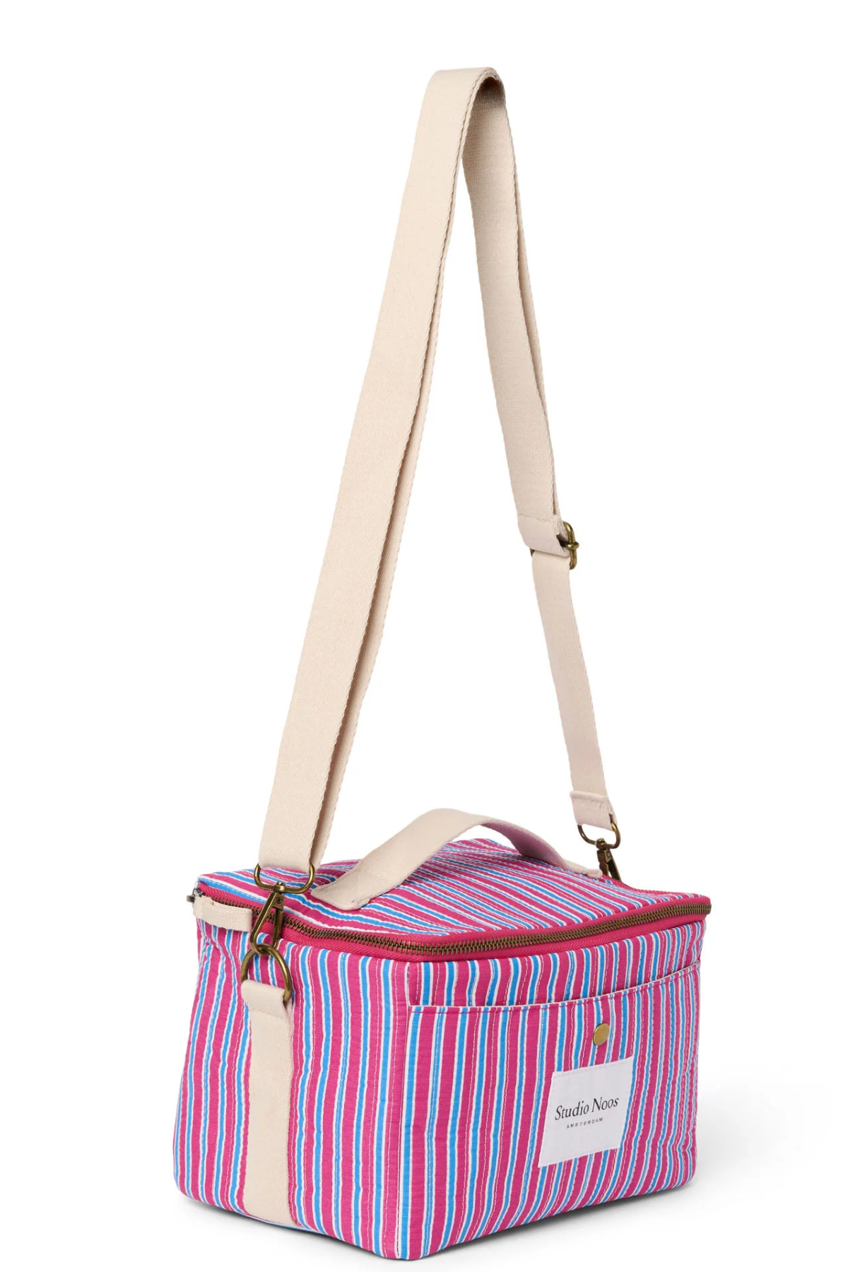 Kühltasche | Rosa Poplin Striped