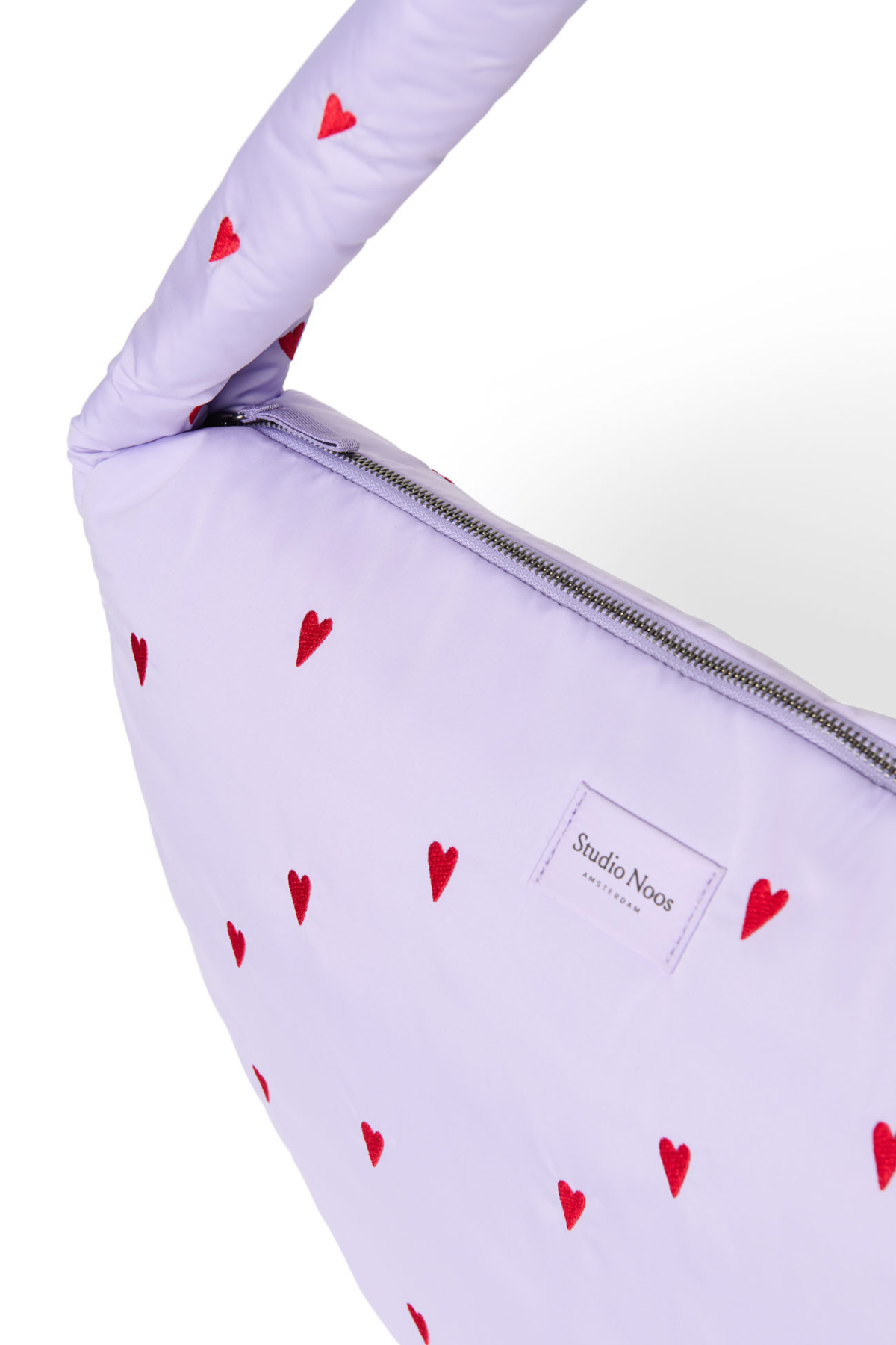 Mom Umhängetasche | Puffy Purple Hearts