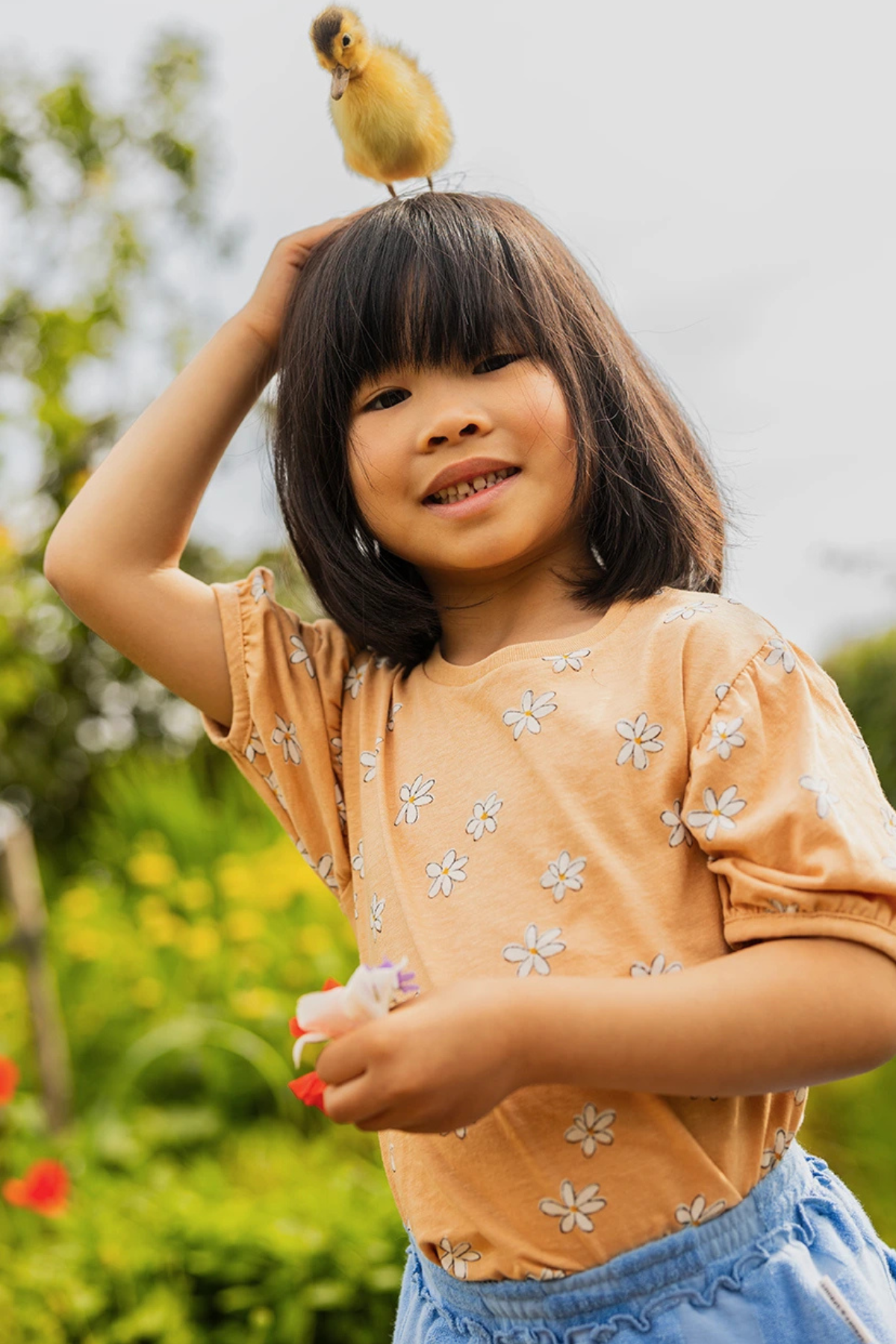 T-Shirt mit Puffärmel "Daisy"