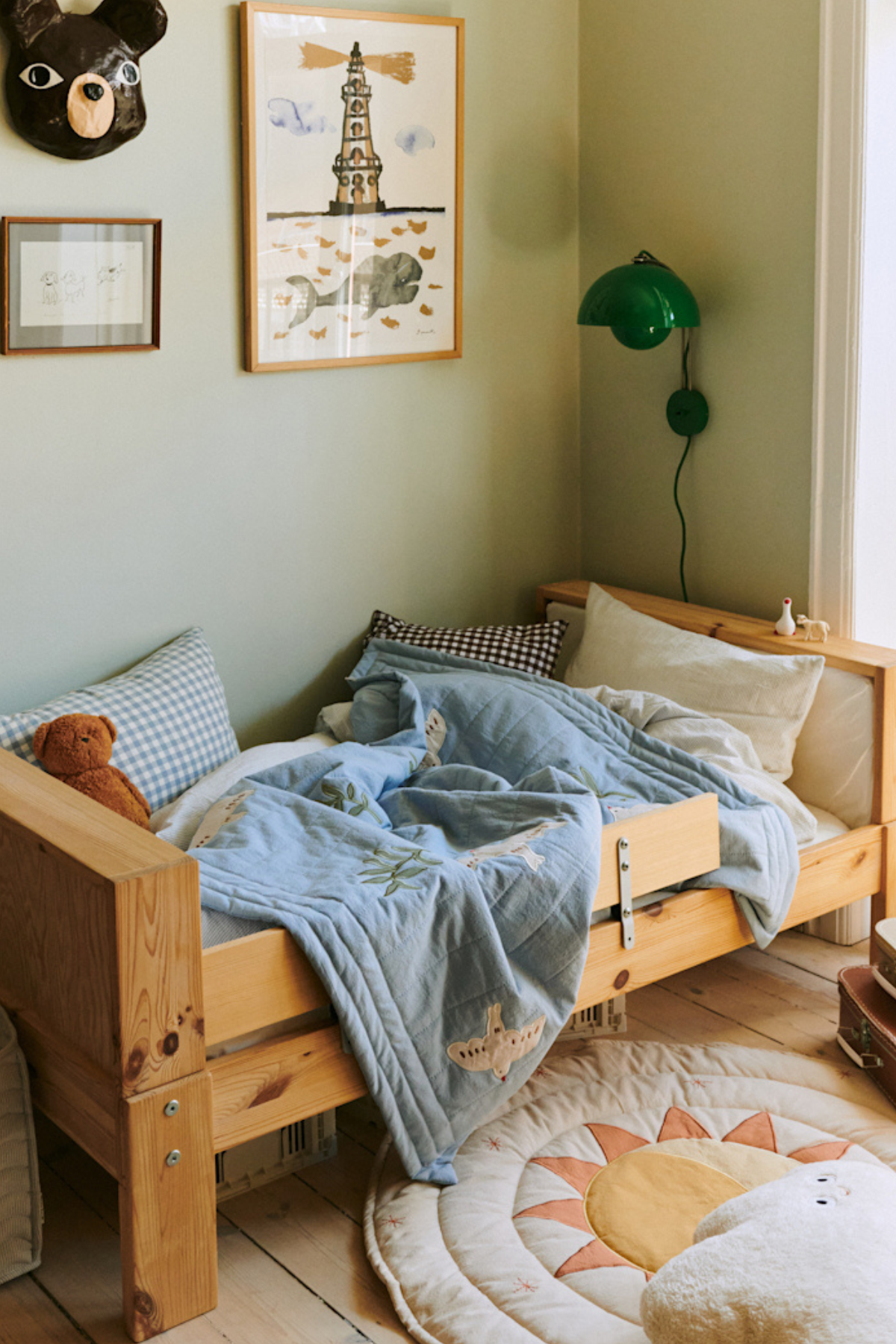 Steppdecke "Cassia" | Sky Blue