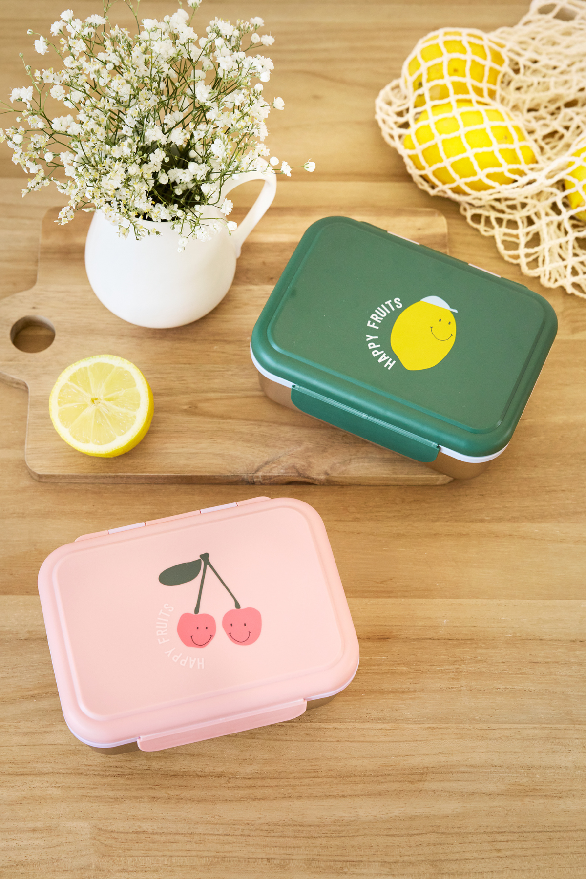 Brotdose "Happy Fruits Lemon"