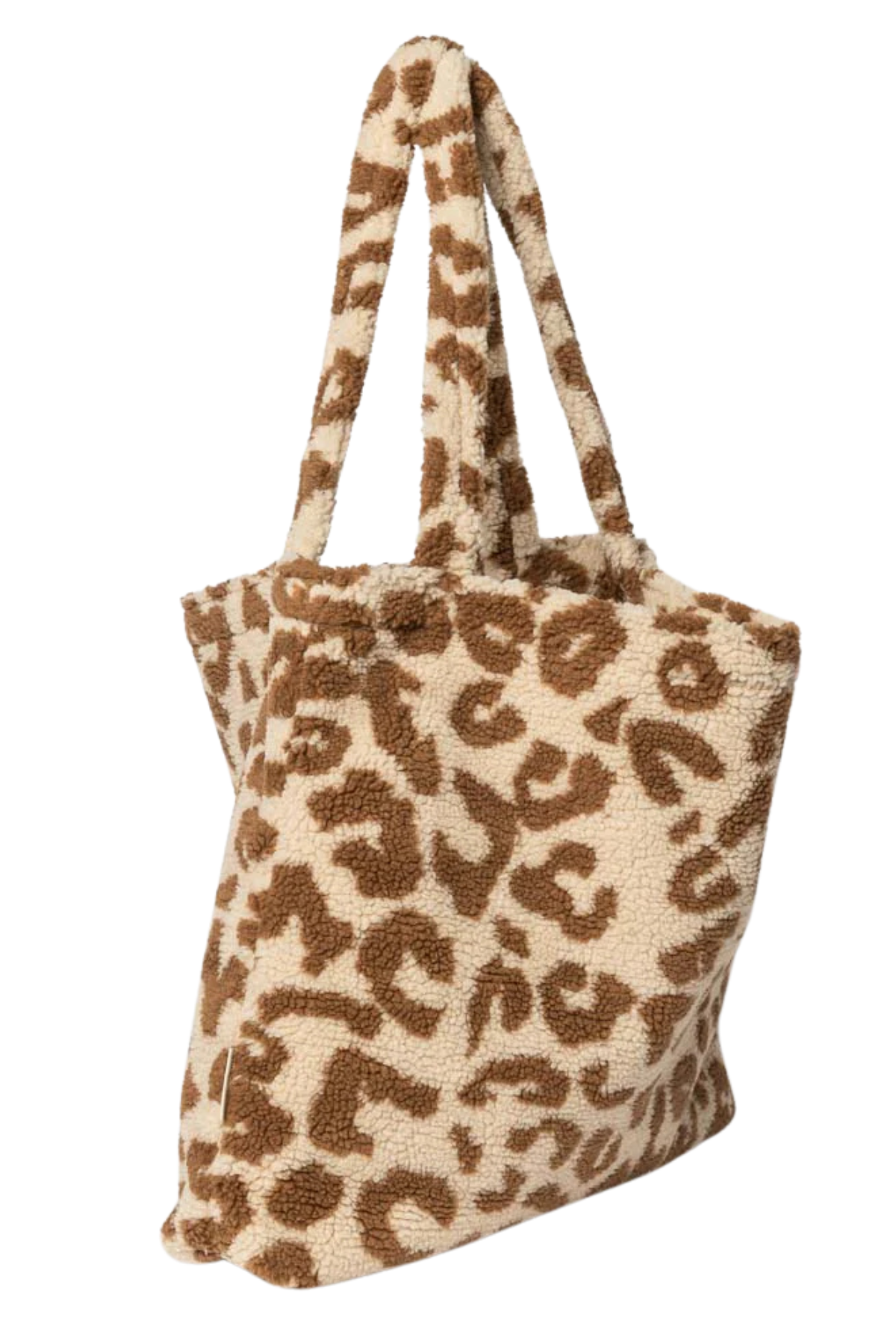 Mom Bag | Teddy Ecru Leopard