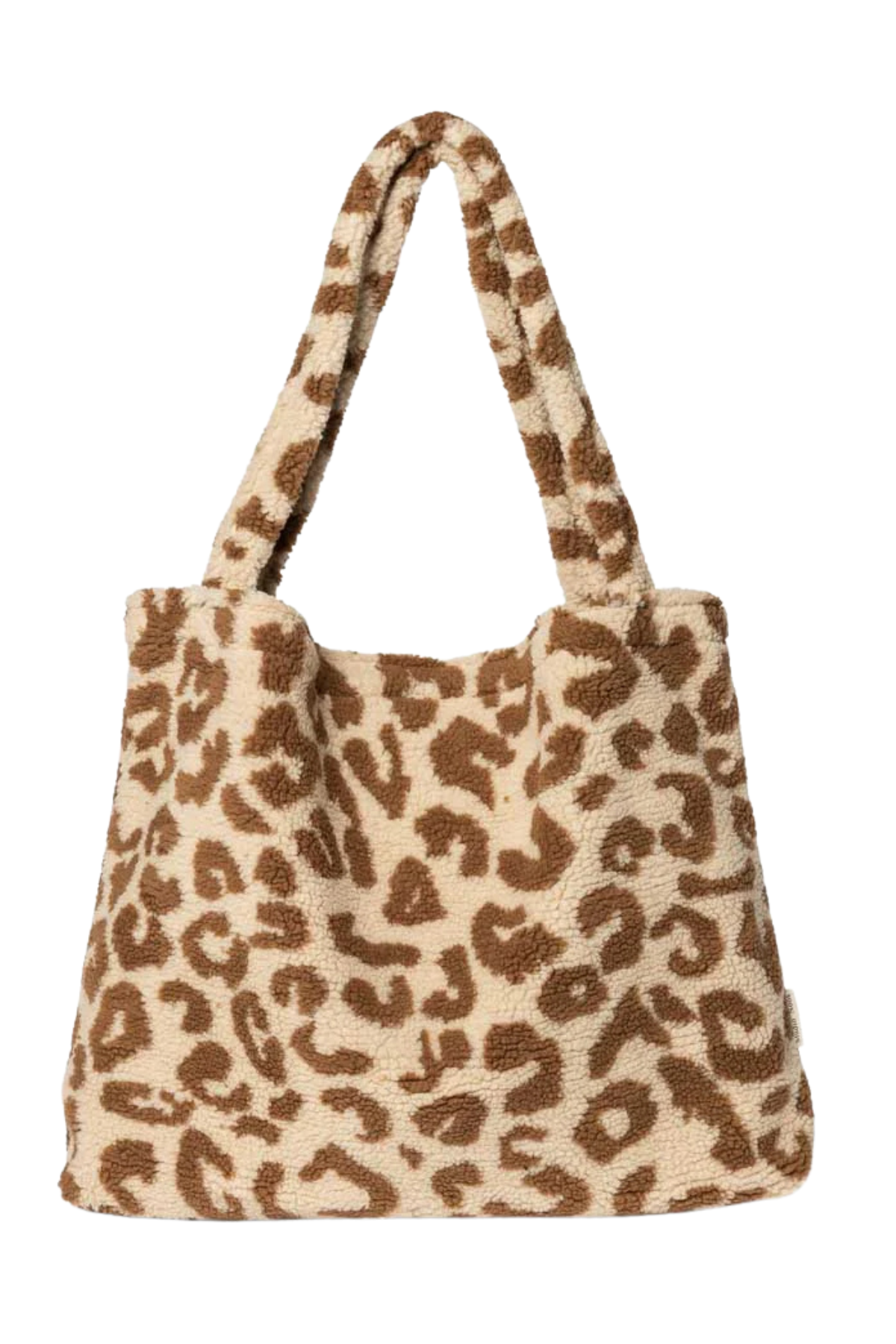 Mom Bag | Teddy Ecru Leopard