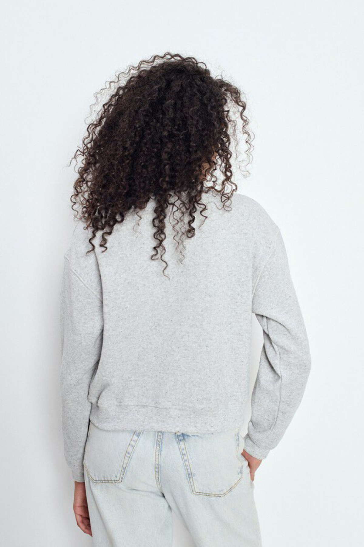 Sweatshirt „Evona“ für Erwachsene | GRIS CLAIR CHINE