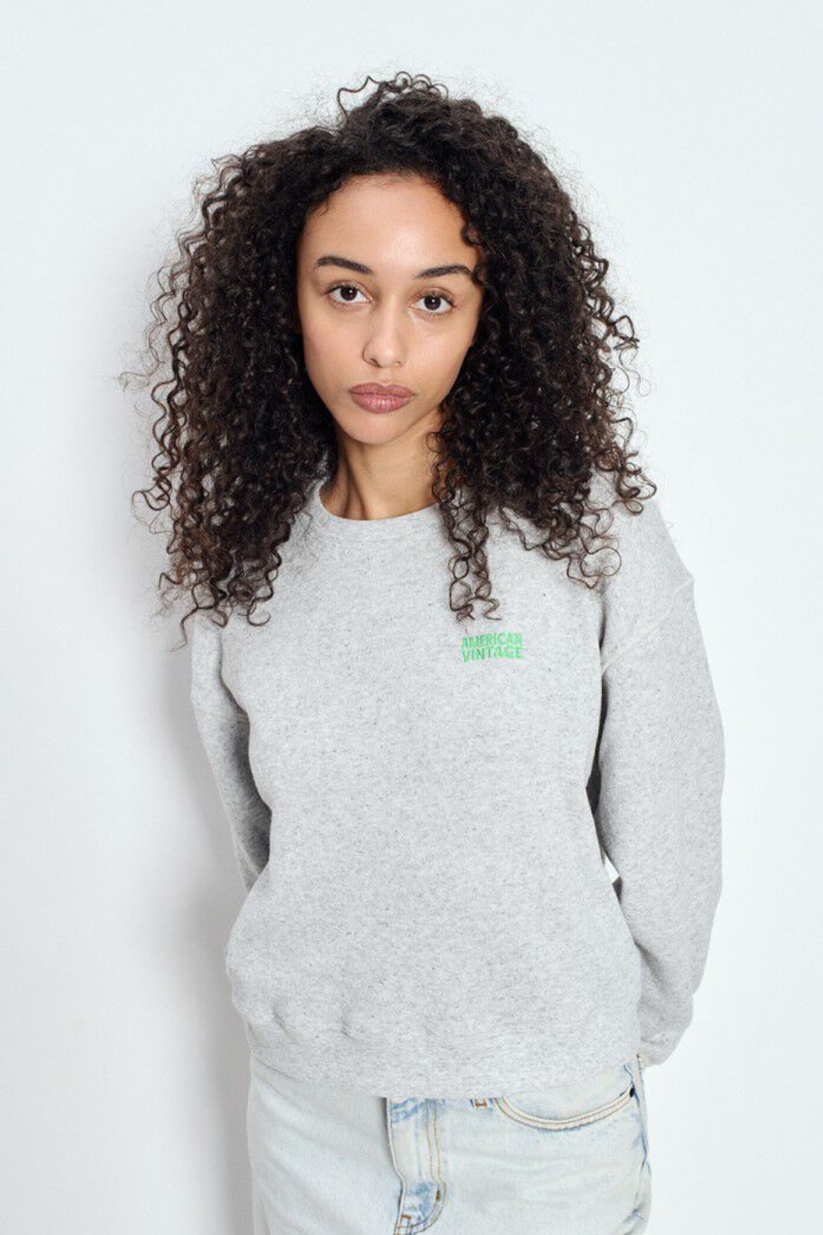 Sweatshirt „Evona“ für Erwachsene | GRIS CLAIR CHINE