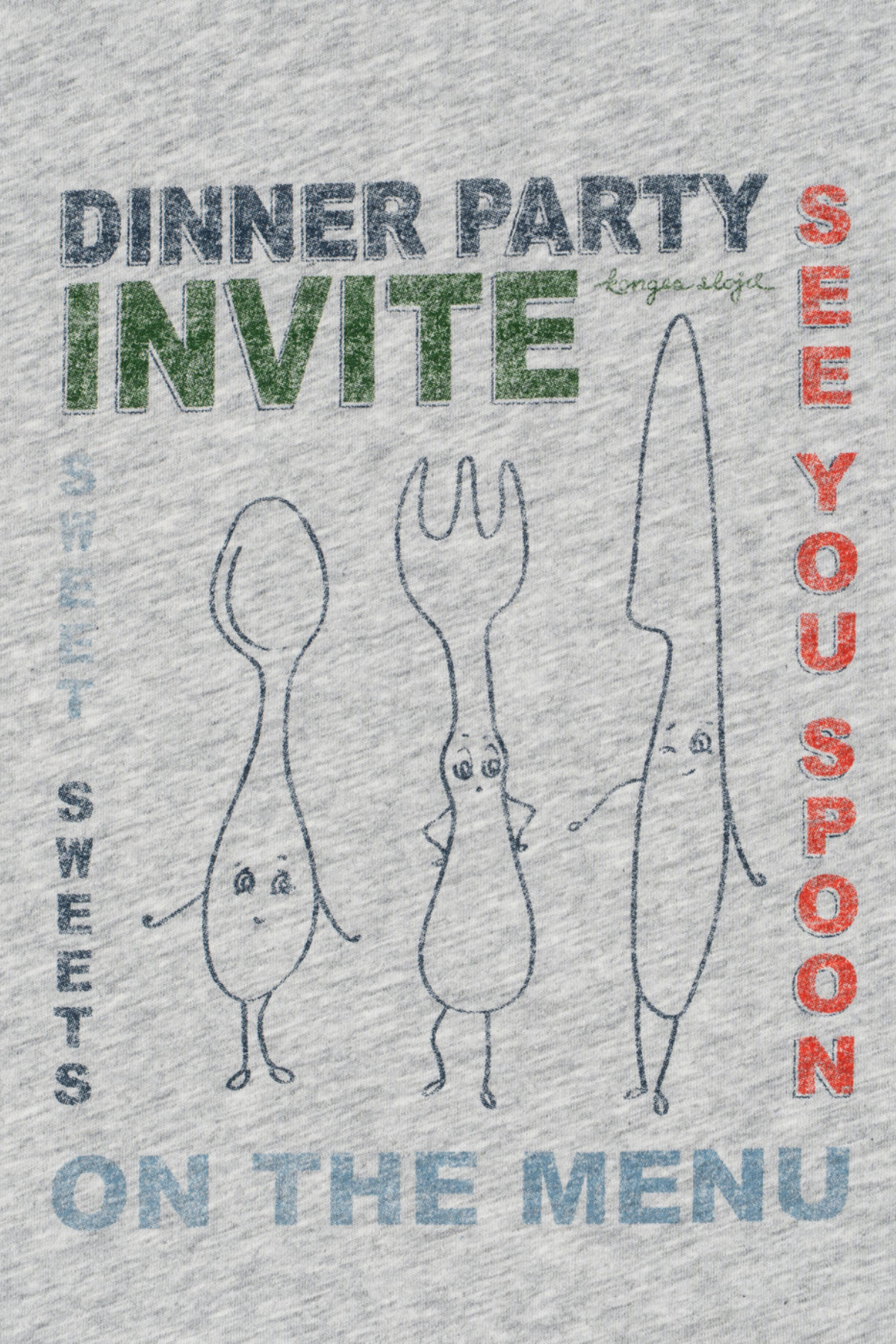 T-Shirt "Famo" | Grey Melange