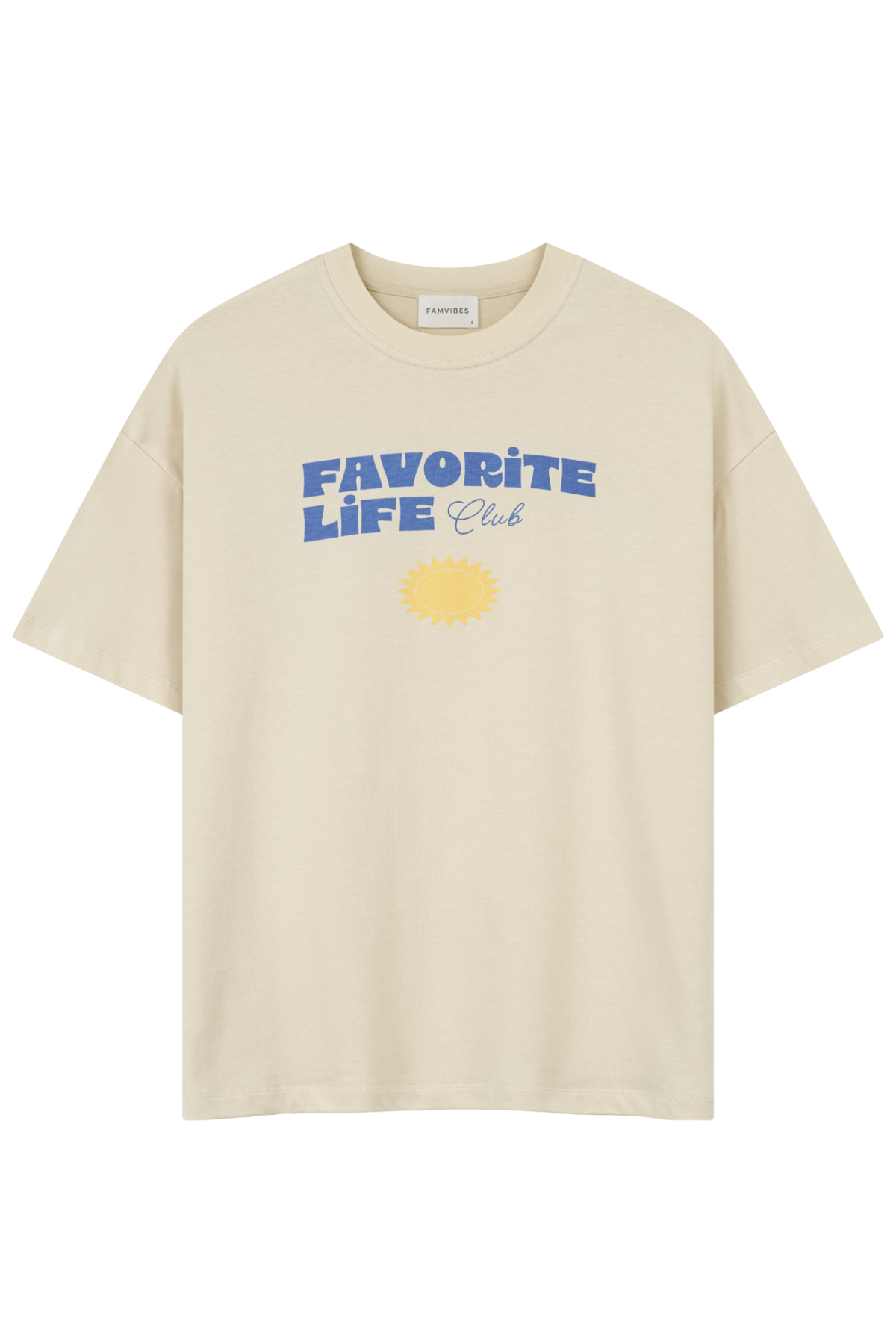 T-Shirt "Favorite Life" Adult | White