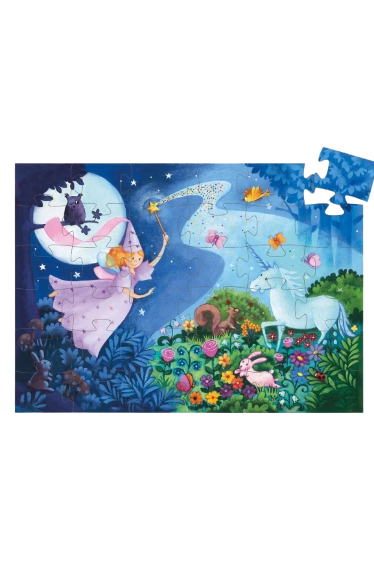 Puzzle "Fee und Einhorn"