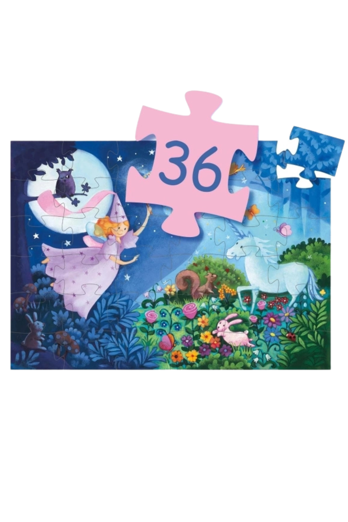 Puzzle "Fee und Einhorn"