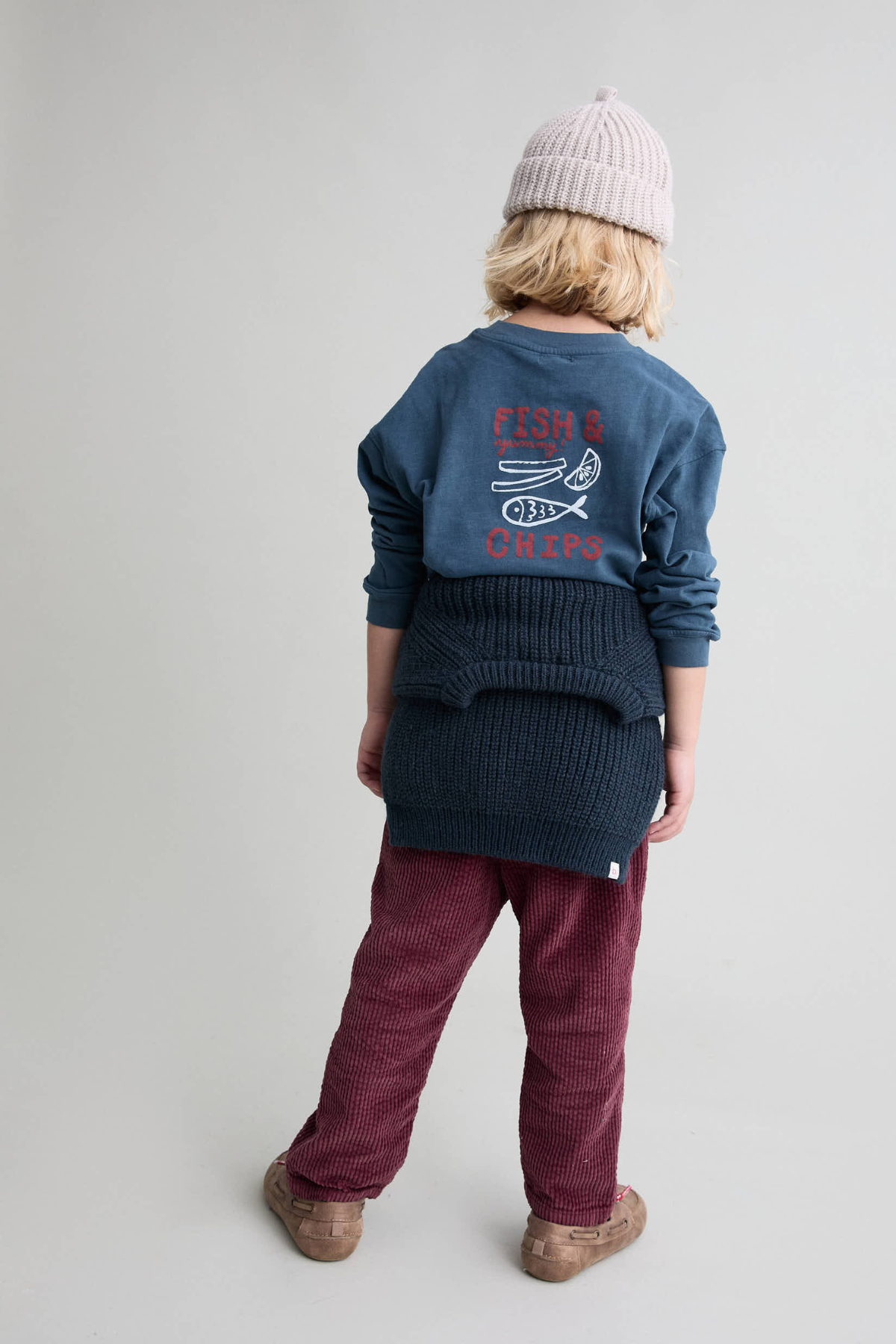 Longsleeve "Fish & Chips" für Kids | verschiedene Farben