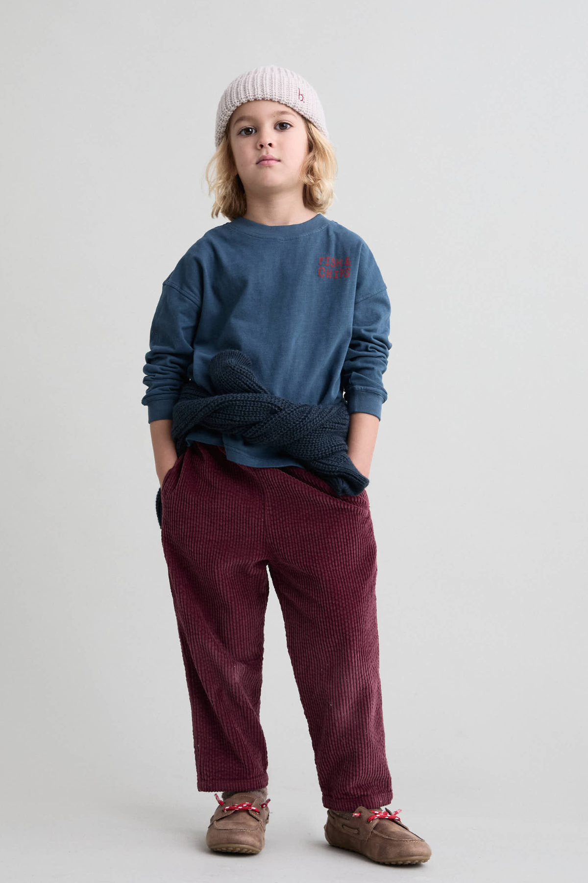 Longsleeve "Fish & Chips" für Kids | verschiedene Farben