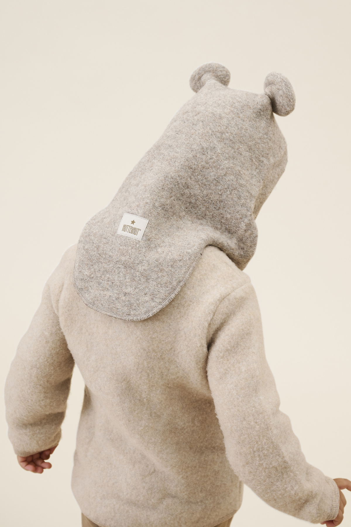 Wollfleecejacke mit Ohren aus 100% Merinowolle | verschiedene Farben