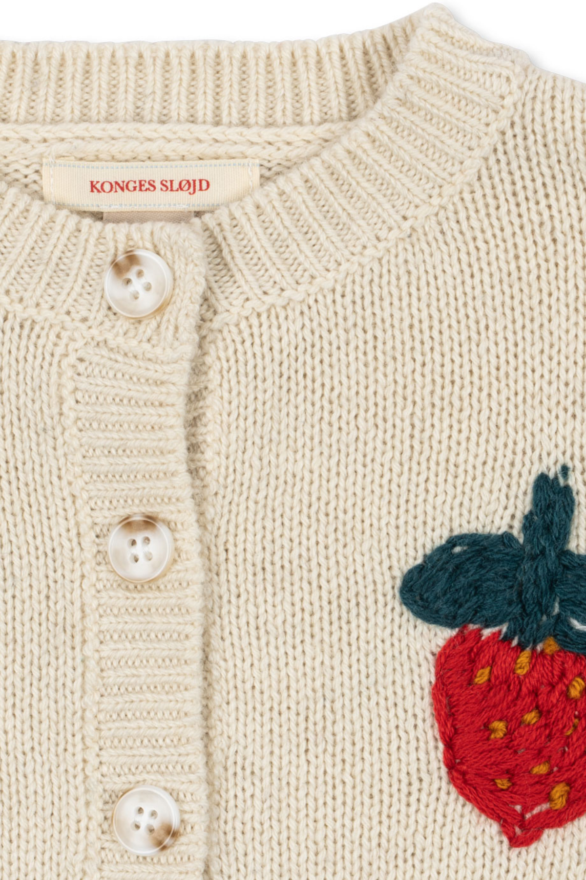 Strick Cardigan "Fruity" aus Wolle-Mix | Summer Sand