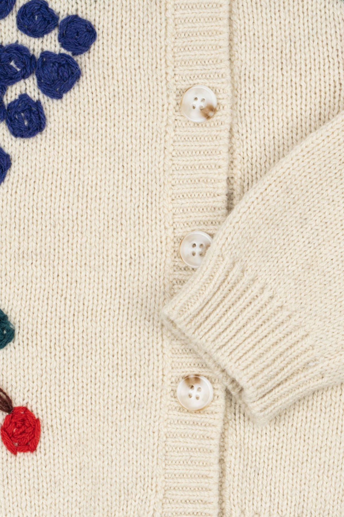 Strick Cardigan "Fruity" aus Wolle-Mix | Summer Sand