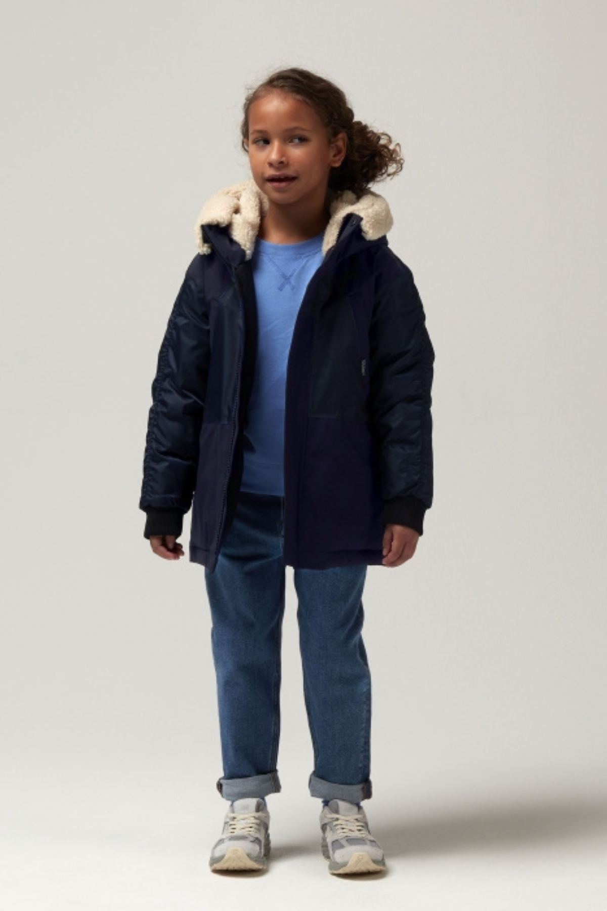 Wasserdichter Parka "Funny Frog" | sky captain blue