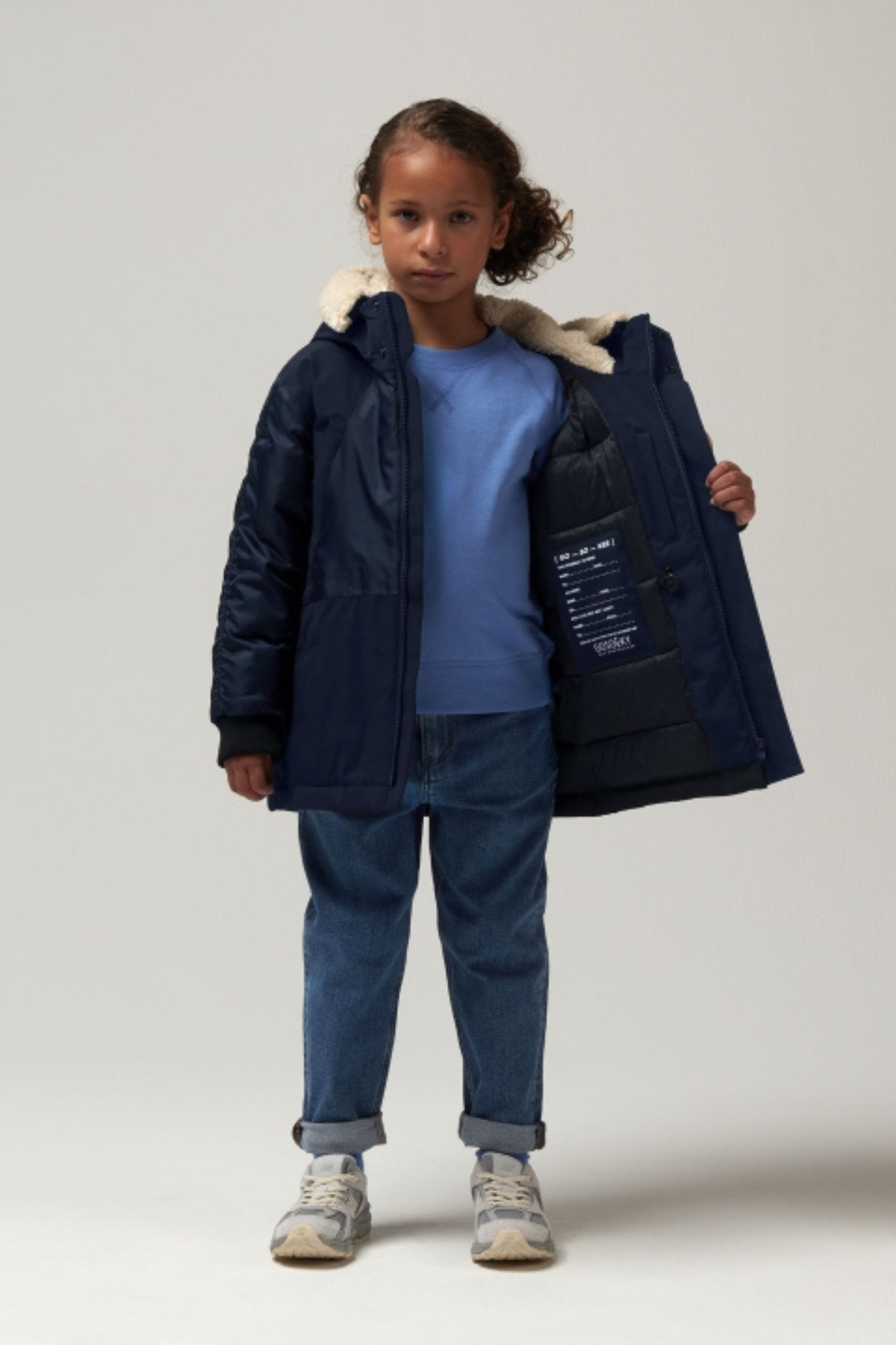 Wasserdichter Parka "Funny Frog" | sky captain blue