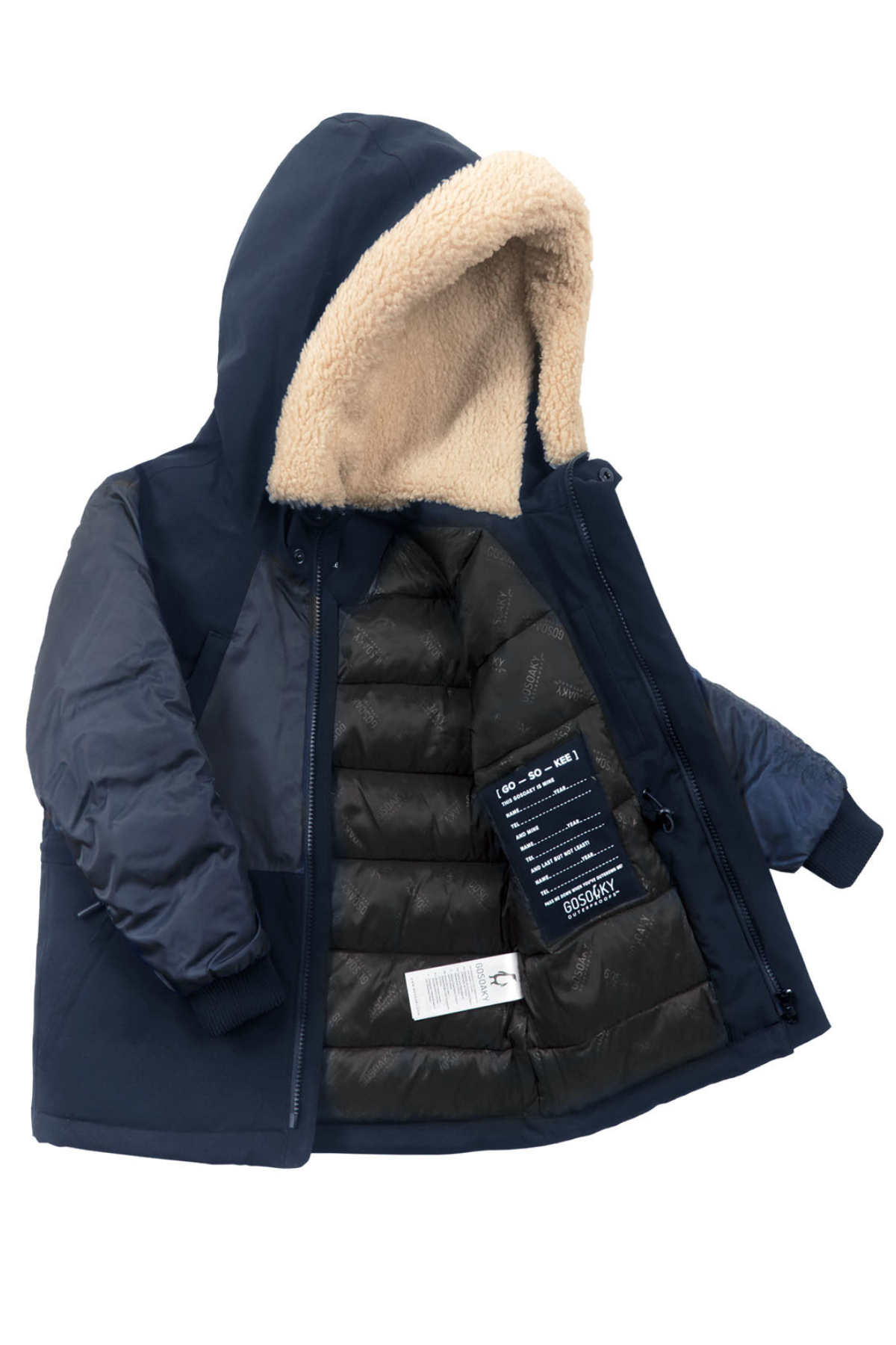 Wasserdichter Parka "Funny Frog" | sky captain blue