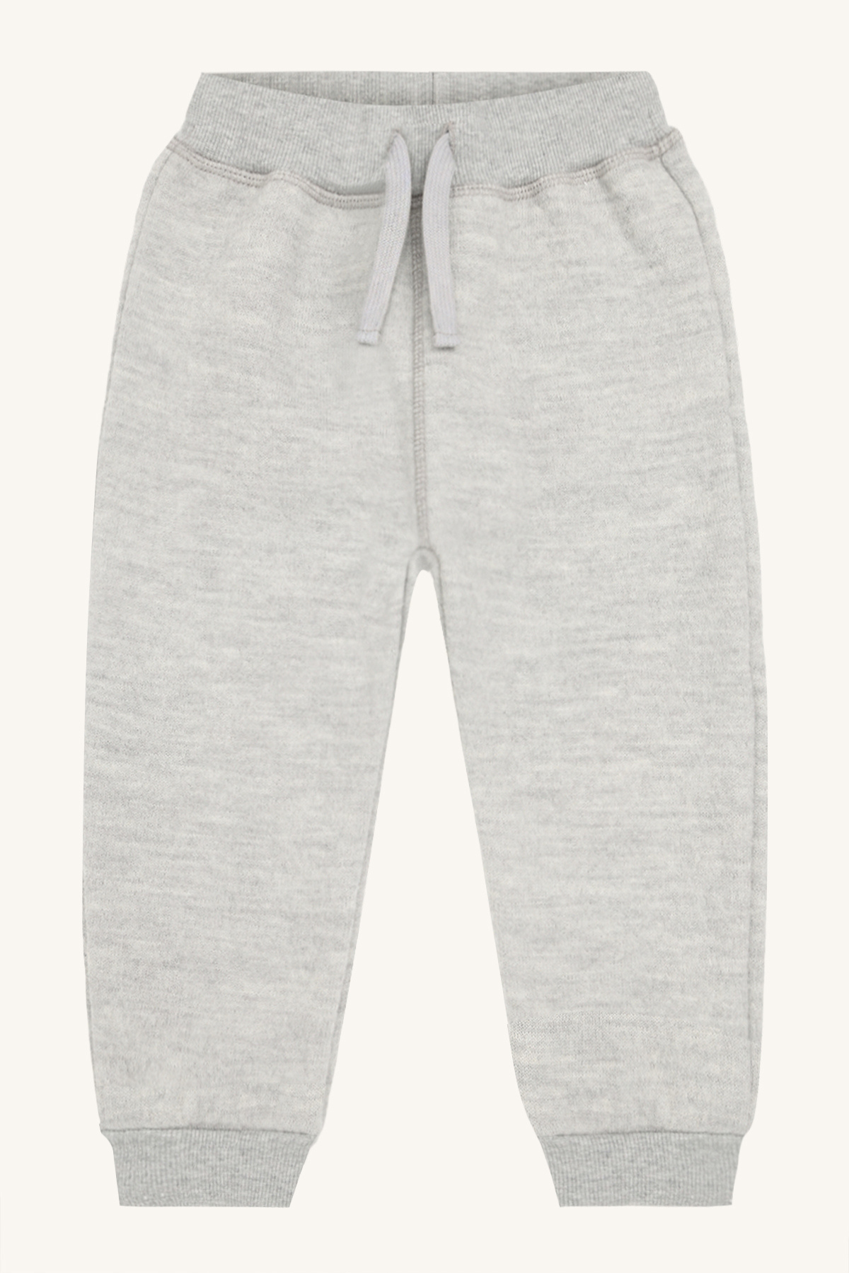 Wollwalk-Hose „Gia“ aus 100% Wolle | Light grey melange