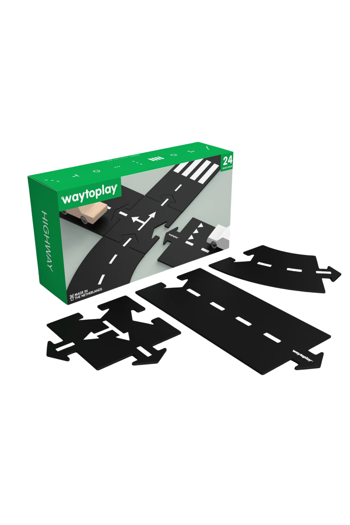 Flexible Spielzeugstraße "Highway" | Large Road Set | 24 Teile