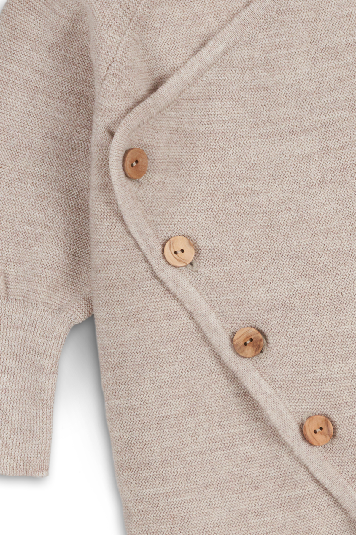 Feinstrick Overall mit Olivenholzknöpfen | Verschiedene Farben