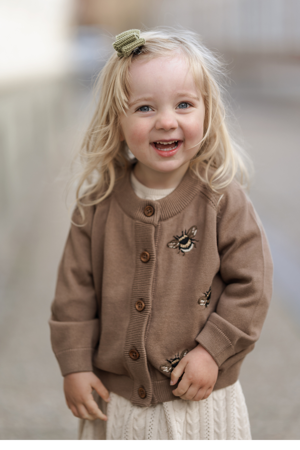 Cardigan "Valdemar" mit Stickerei