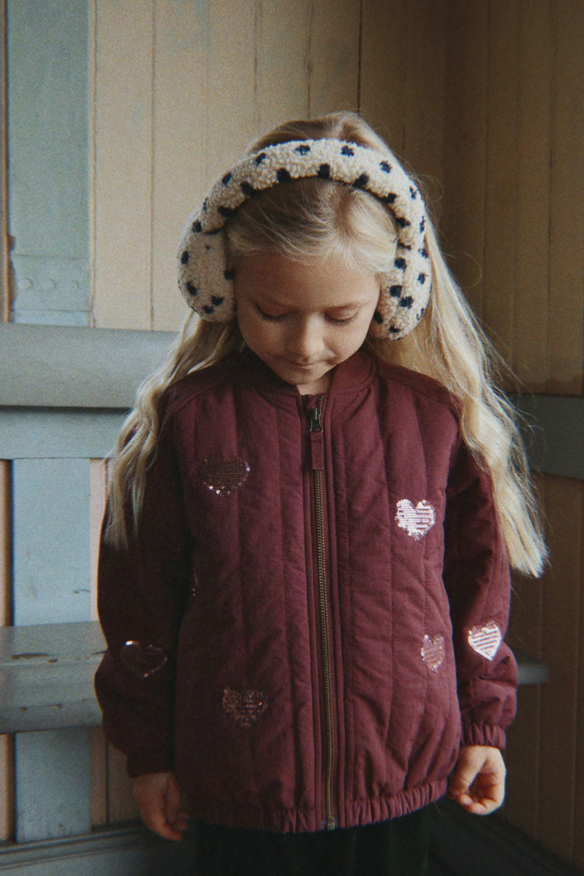Kinder-Bomberjacke “Juno” mit Pailletten | Decadent Chocolate