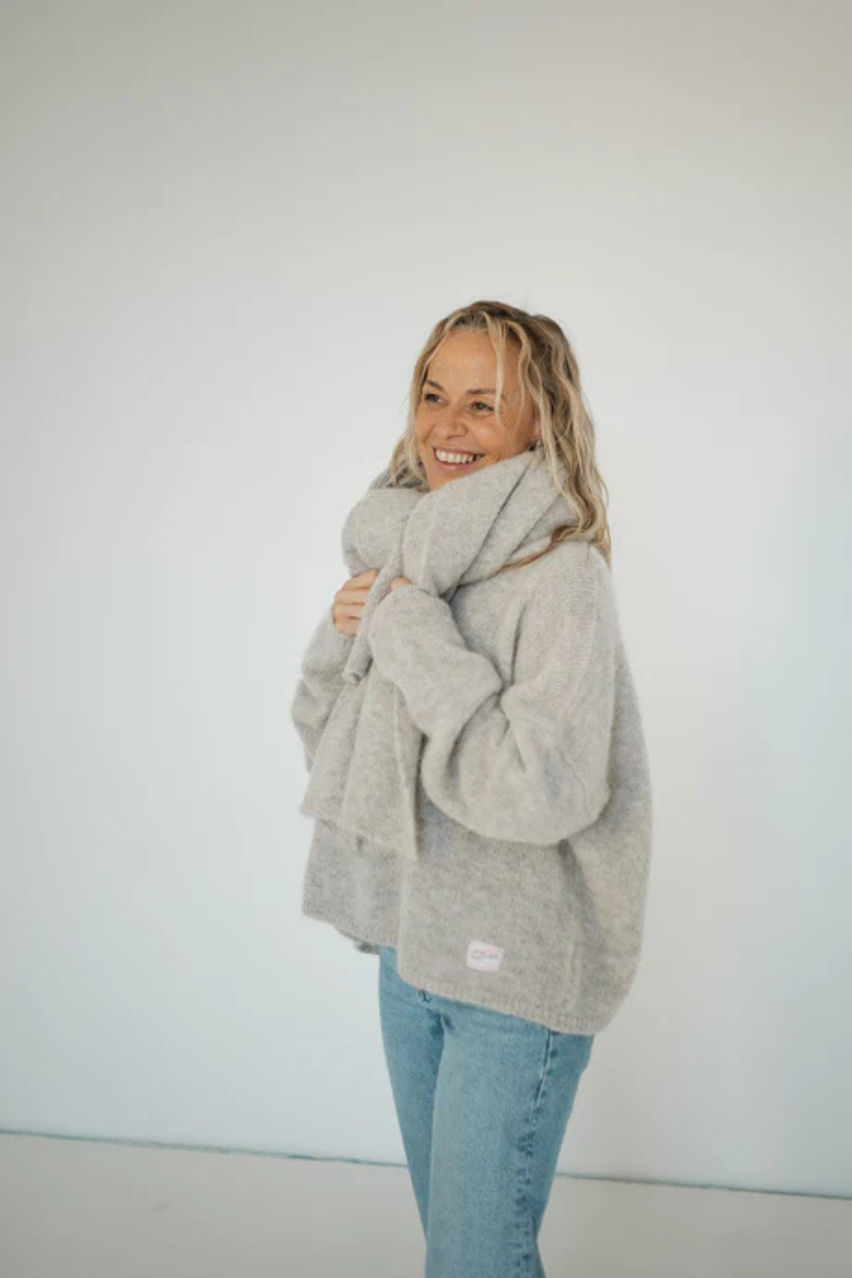 Oversized Schal "Jules" aus Alpaca Mix | verschiedene Farben