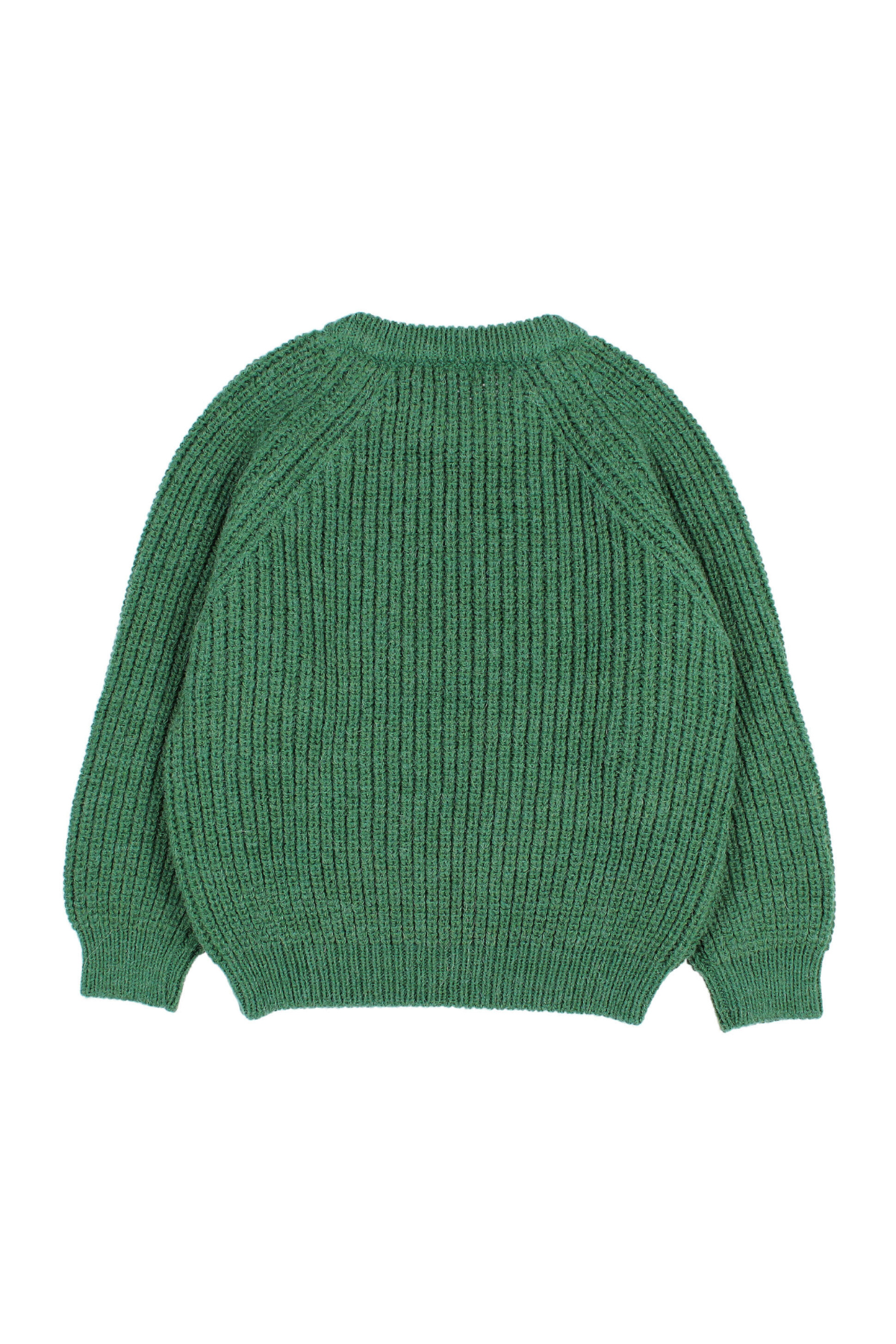 Strickpullover aus Wolle-Mix für Kids | FOREST GREEN
