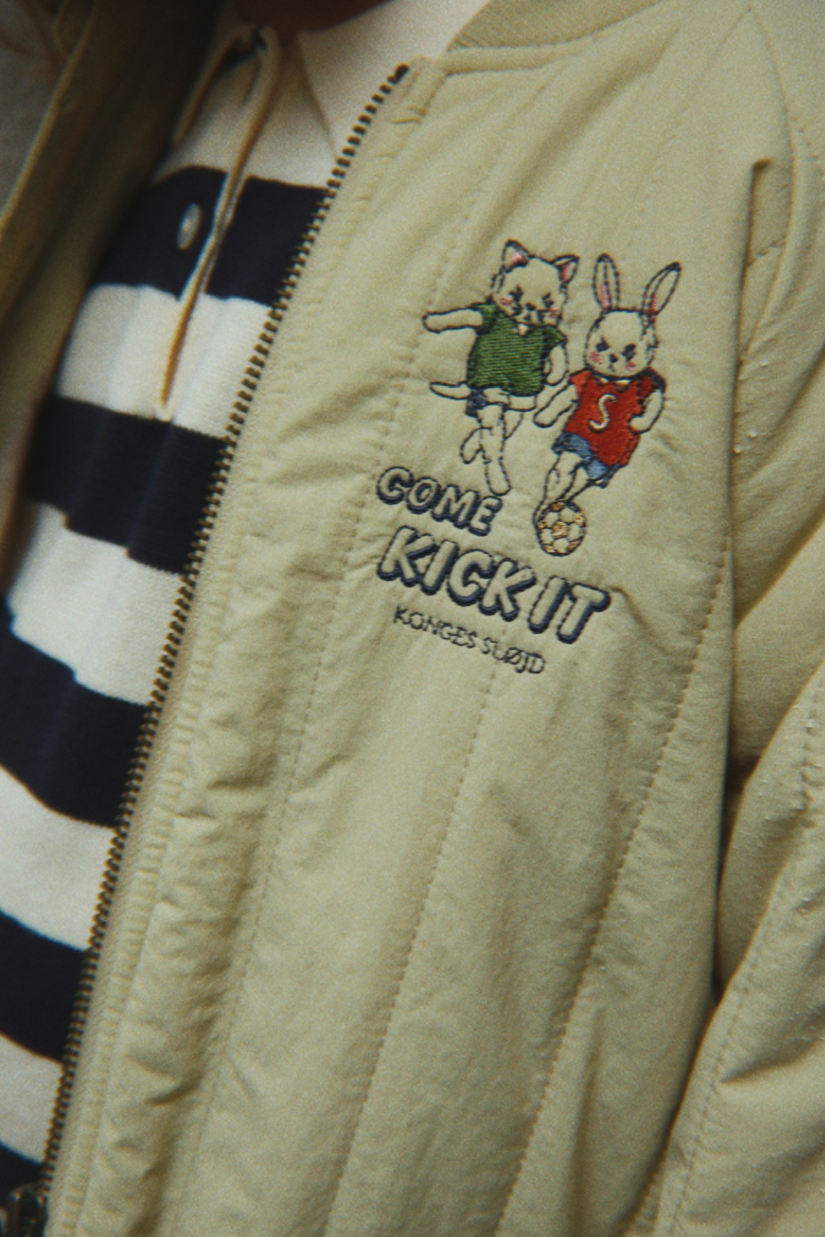 Kinder-Bomberjacke “Juno” | Pale Olive Green