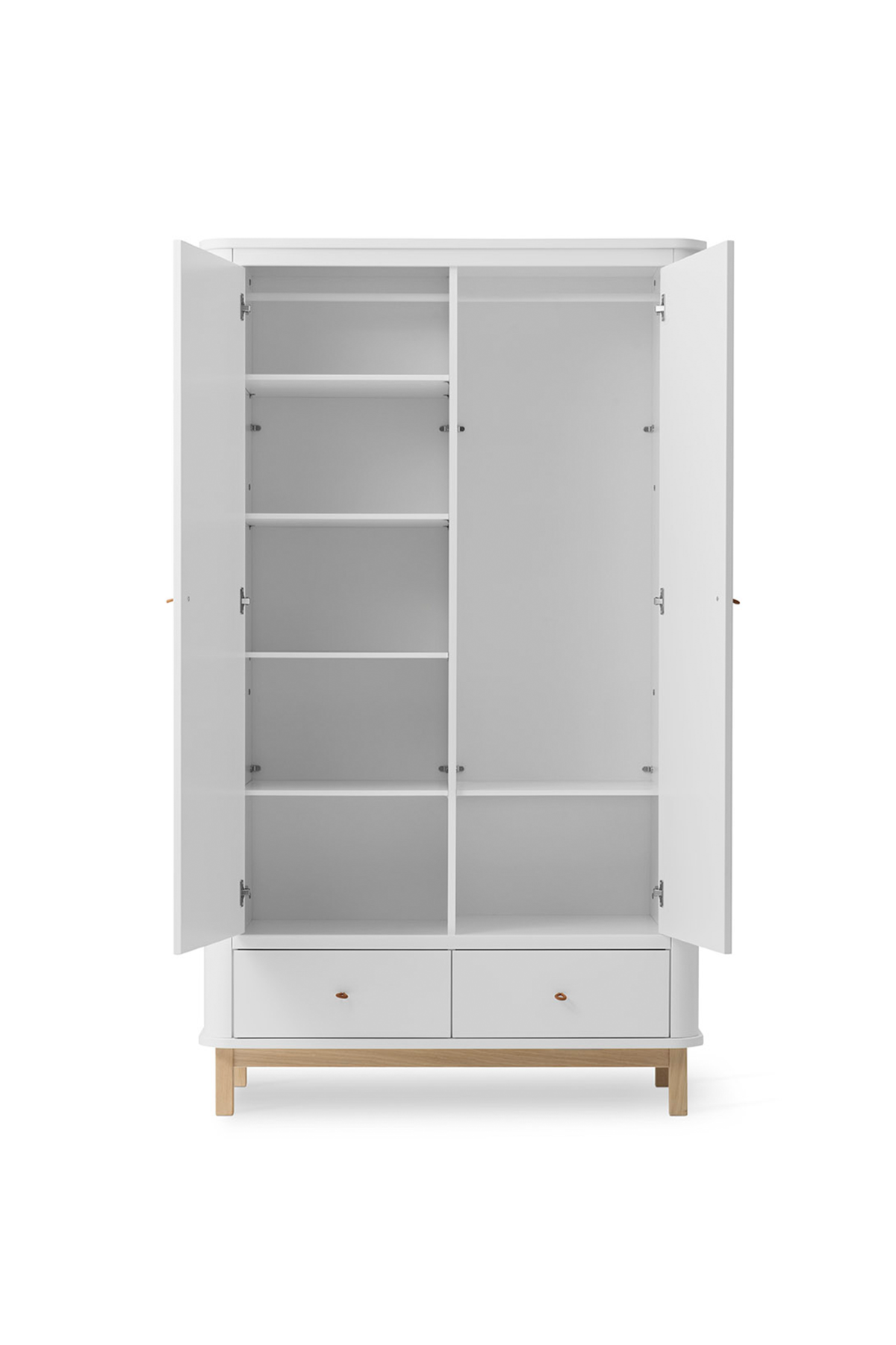 Kleiderschrank "Wood" 2-türig | verschiedene Farben