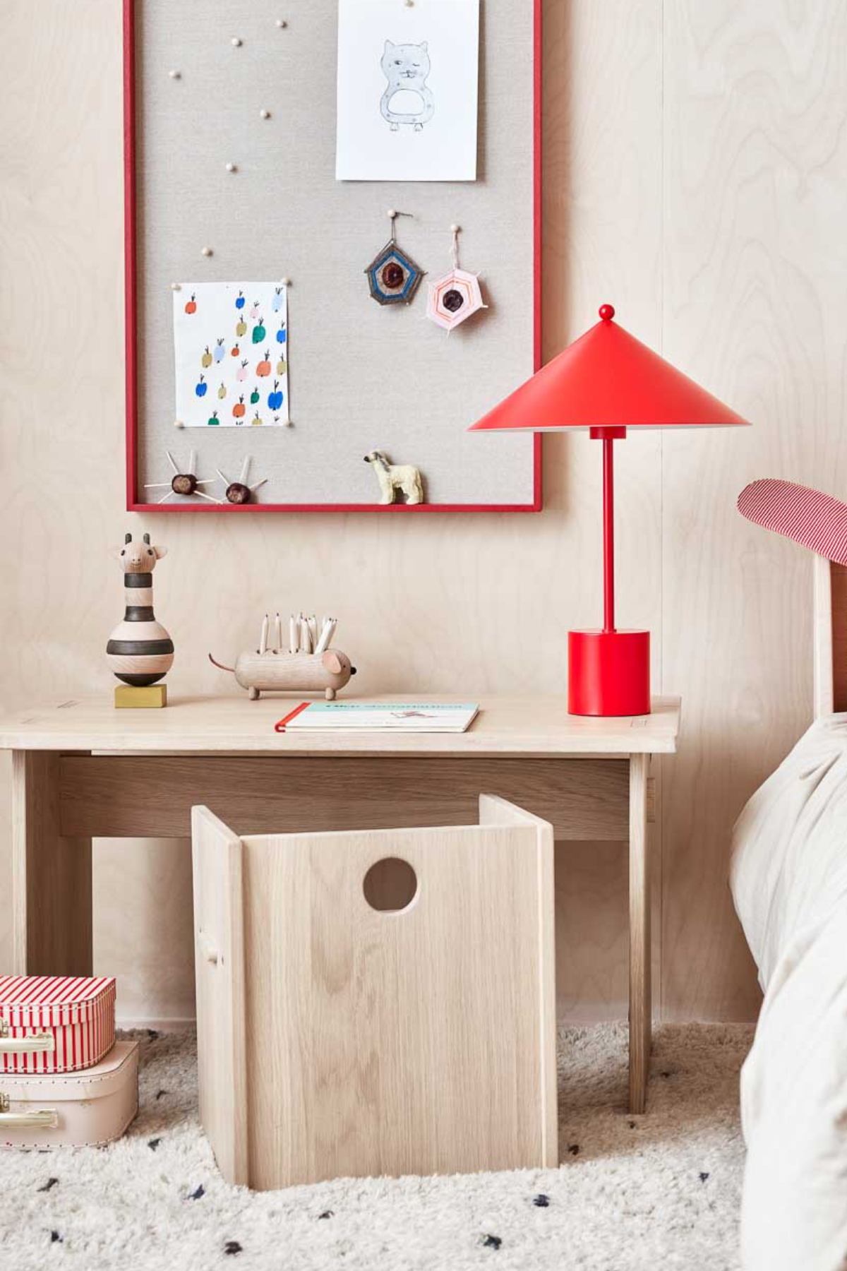 Mini-Koffer 2er-Set | Giraffe und Streifen