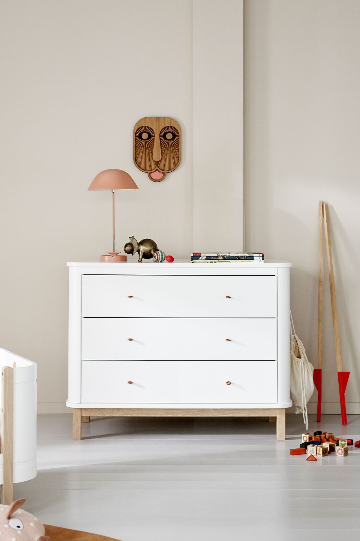 Kommode "Wood" mit 3 Schubladen | verschiedene Farben