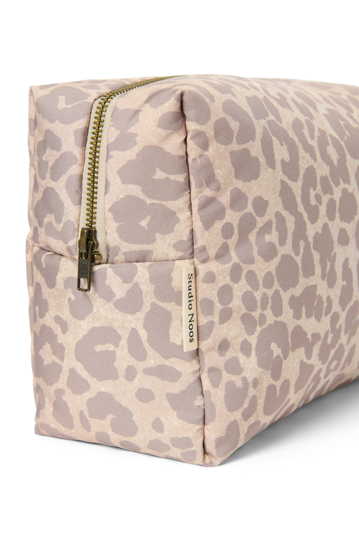 Kulturtasche | Beige Leopard