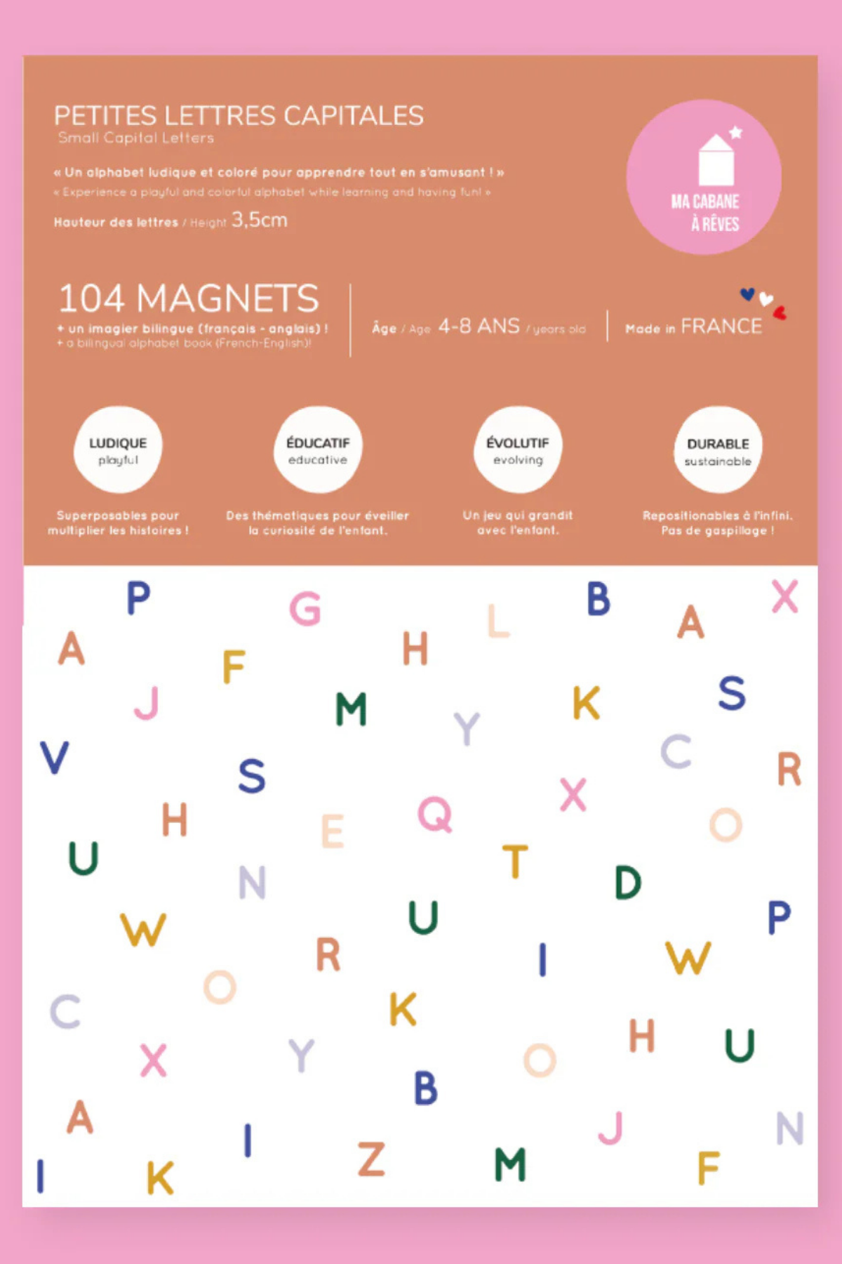 Magnete - Alphabet 105 Großbuchstaben