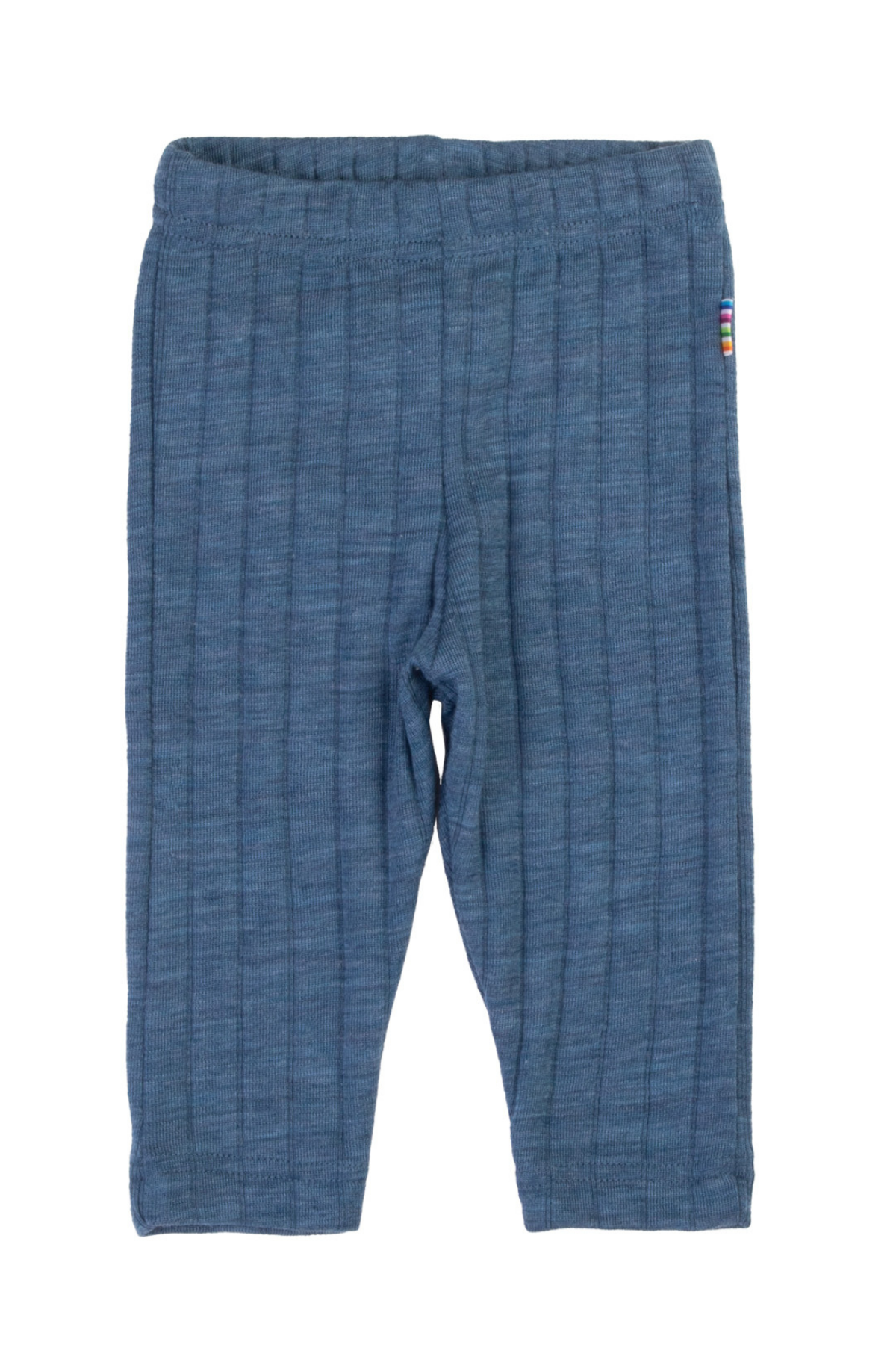 Baby Leggings aus Merinowolle/Seide | Blue Melange