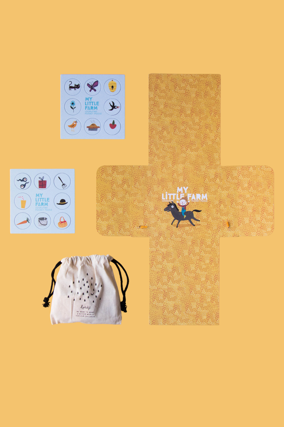 Pocket Puzzle | My Little Farm | 24 Teile | ab 3 Jahre