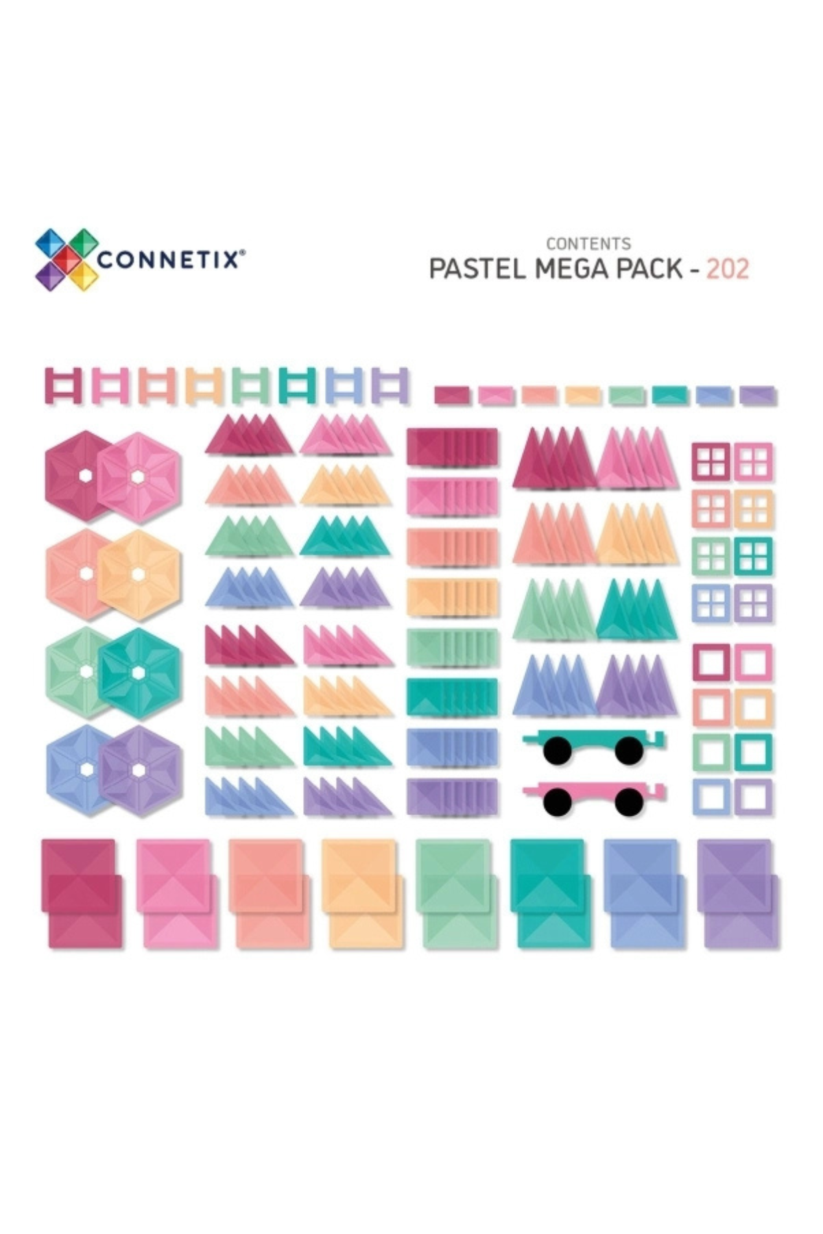 Magnetbausteine "Pastel Mega Pack"