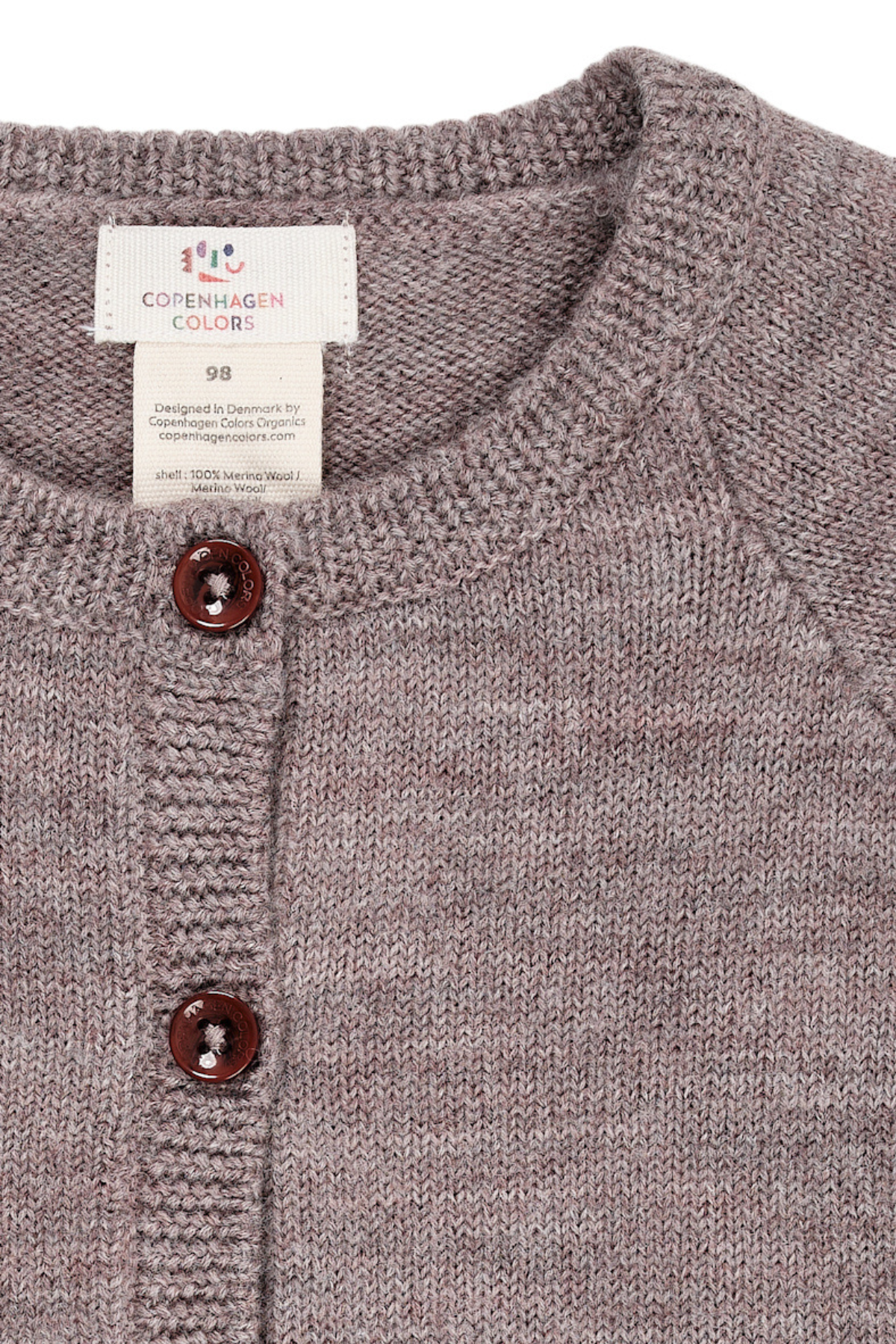 Cardigan aus Merinowolle | NATURAL MELANGE