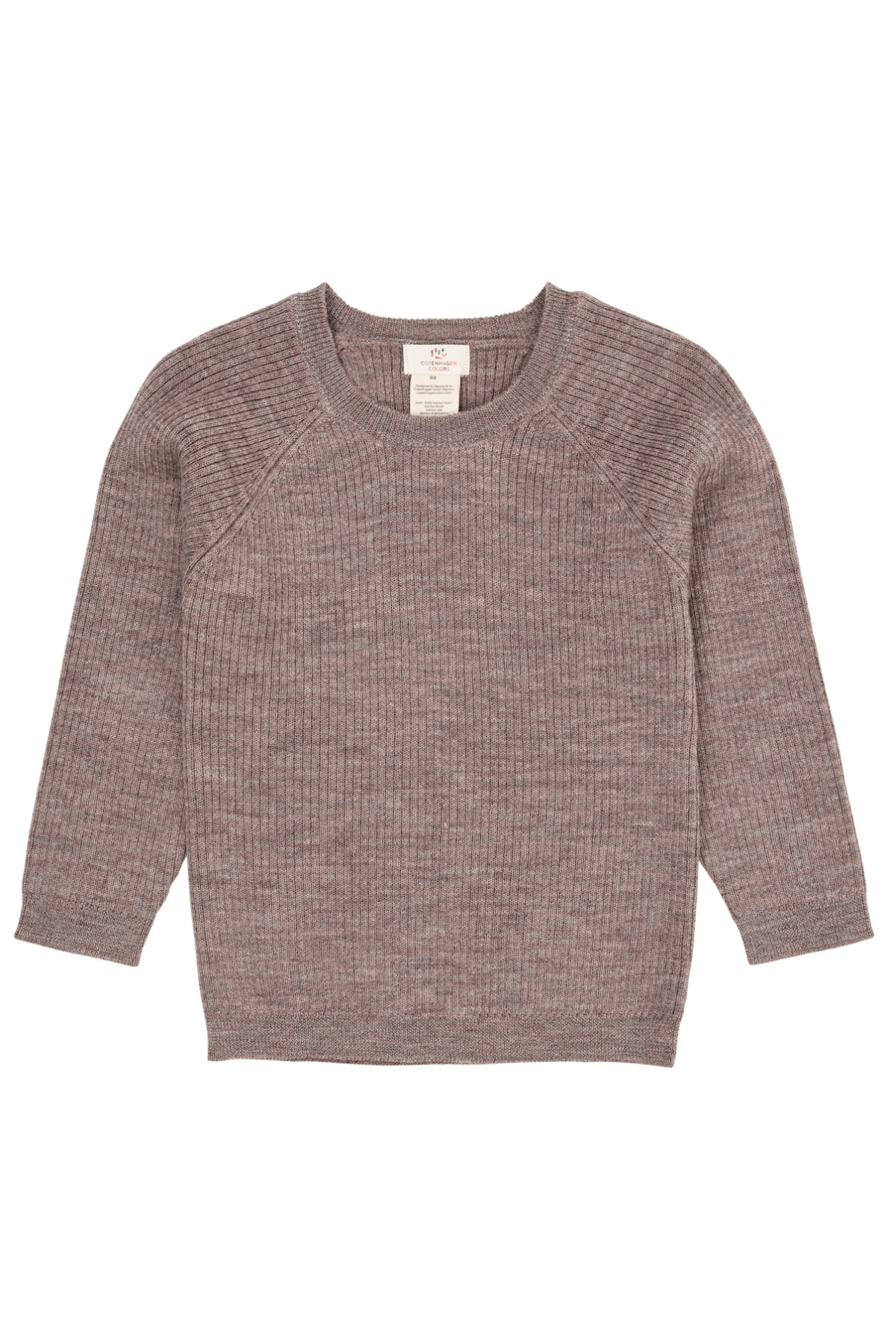 Longsleeve aus Merinowolle | Natural Melange