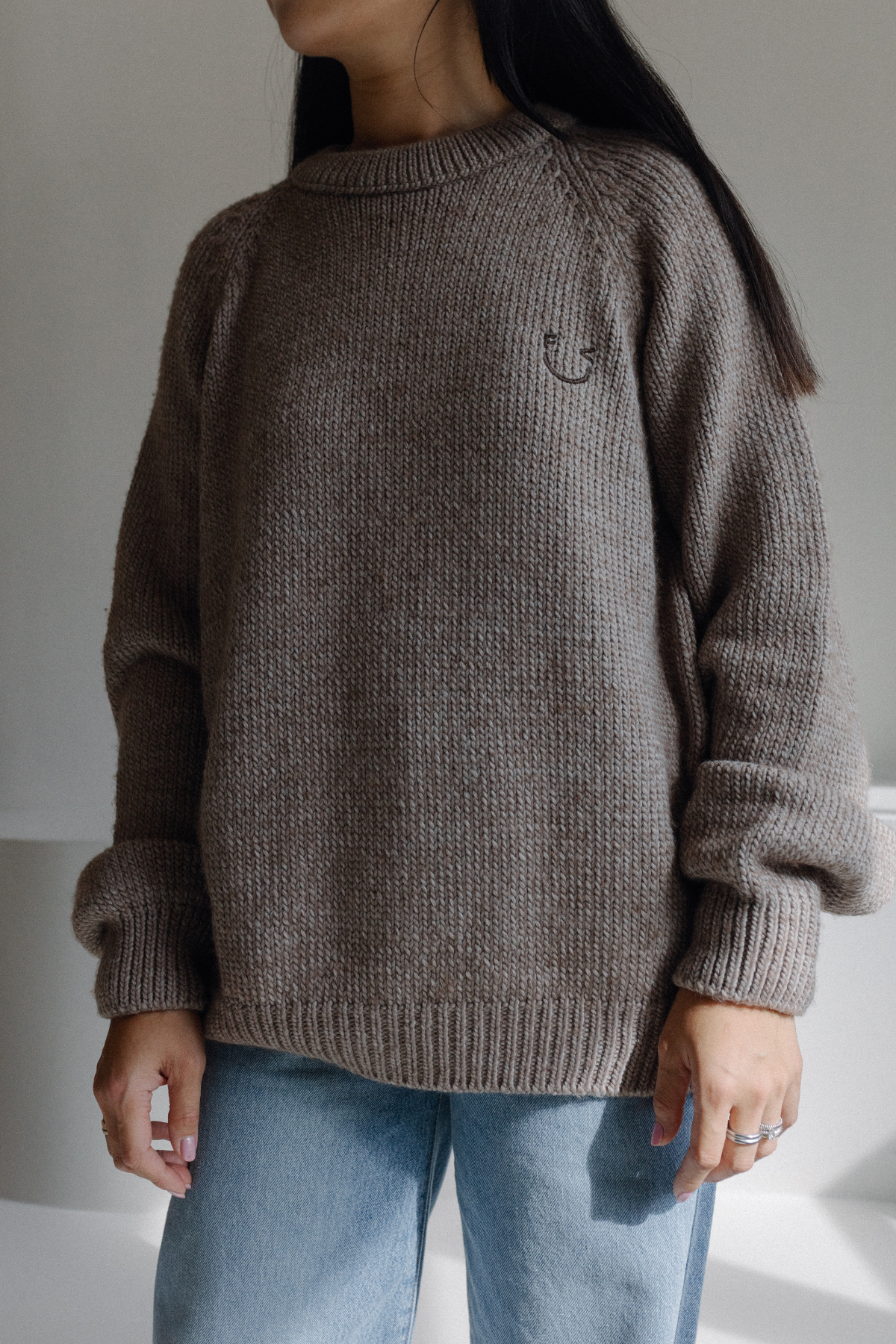 Strickpullover "Icon" für Erwachsene | Chocolate
