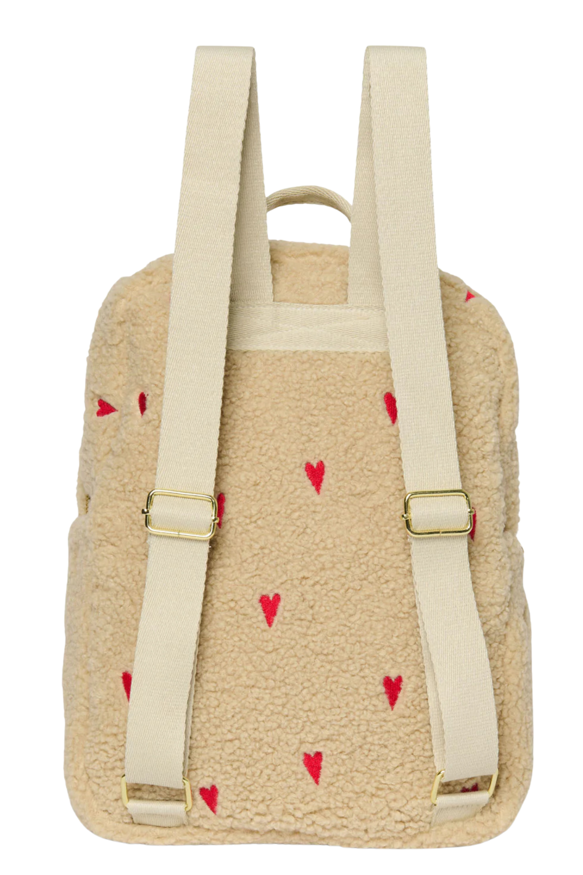 Kinderrucksack | Midi Ecru Teddy Hearts